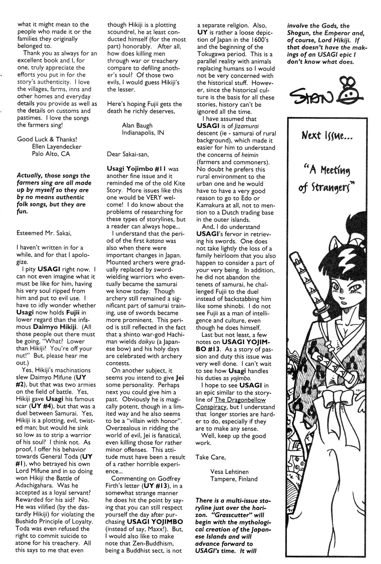 Read online Usagi Yojimbo (1993) comic -  Issue #15 - 33