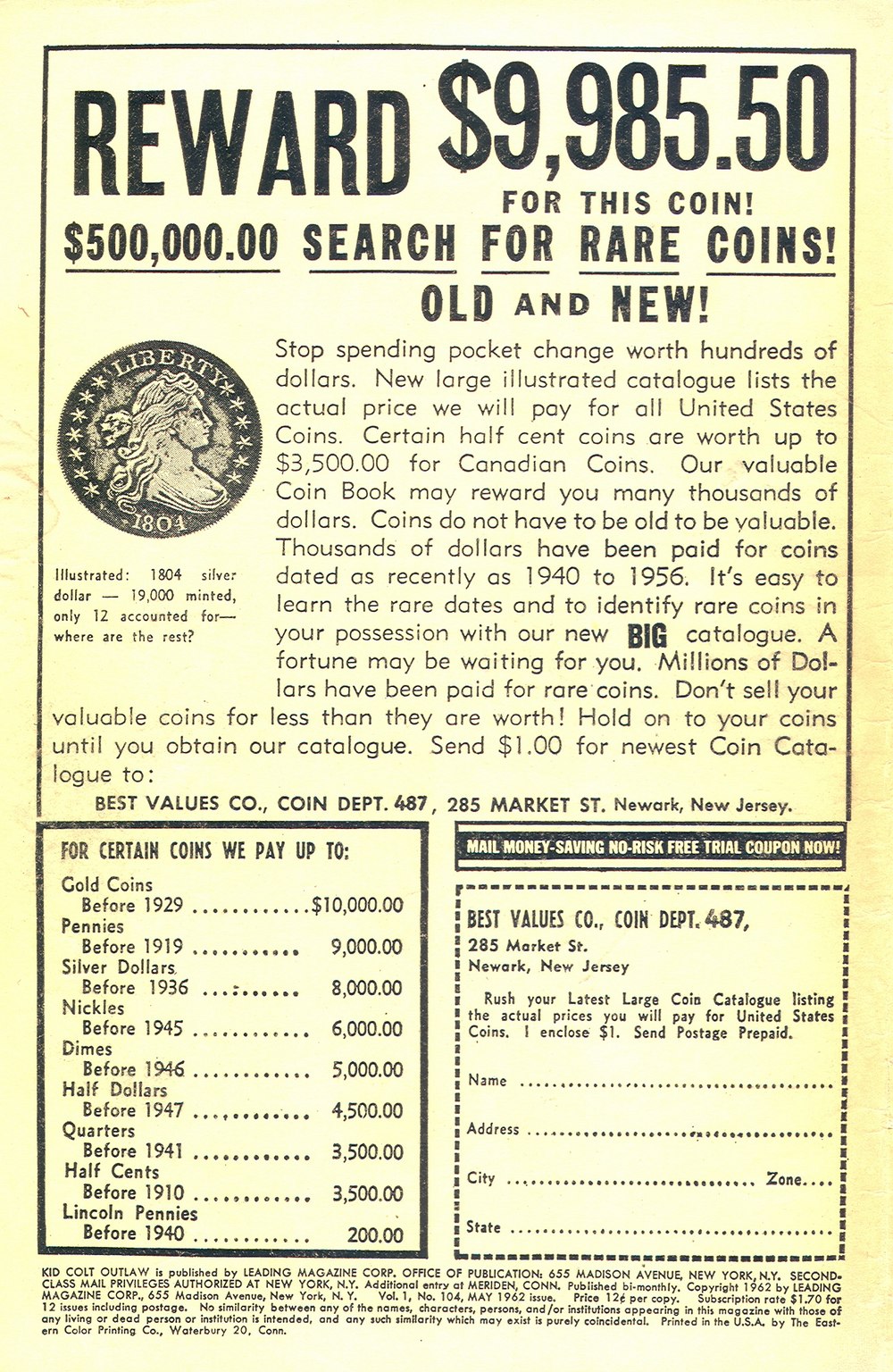 Read online Kid Colt Outlaw comic -  Issue #104 - 2