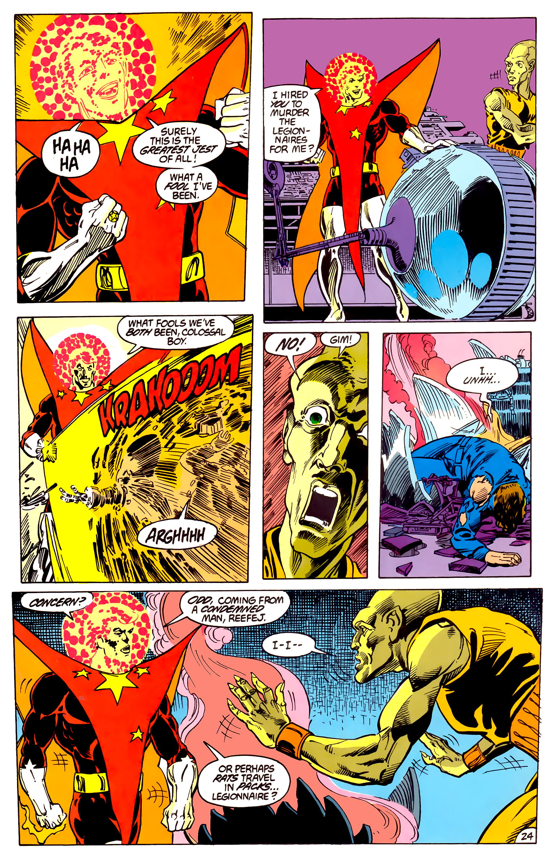 Legion of Super-Heroes (1984) 49 Page 24