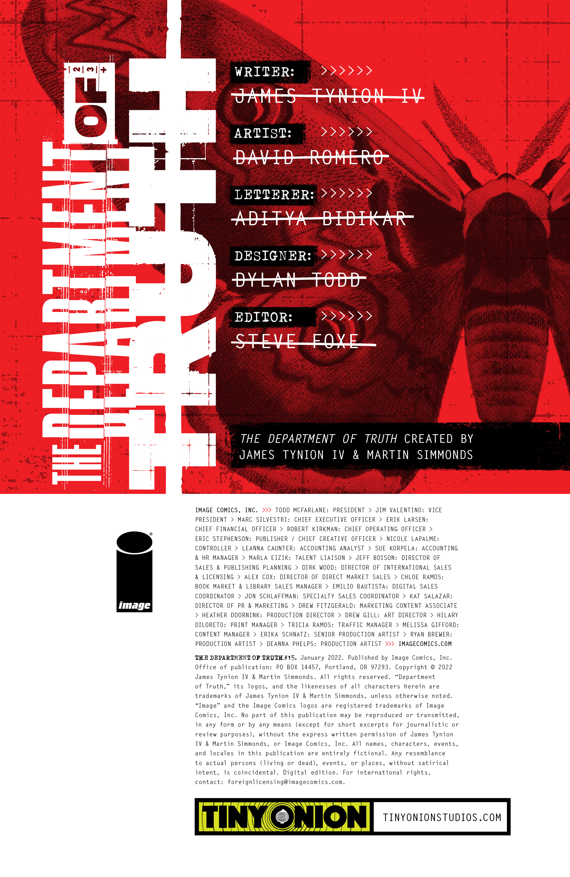 Read online The Department of Truth comic -  Issue #15 - 2