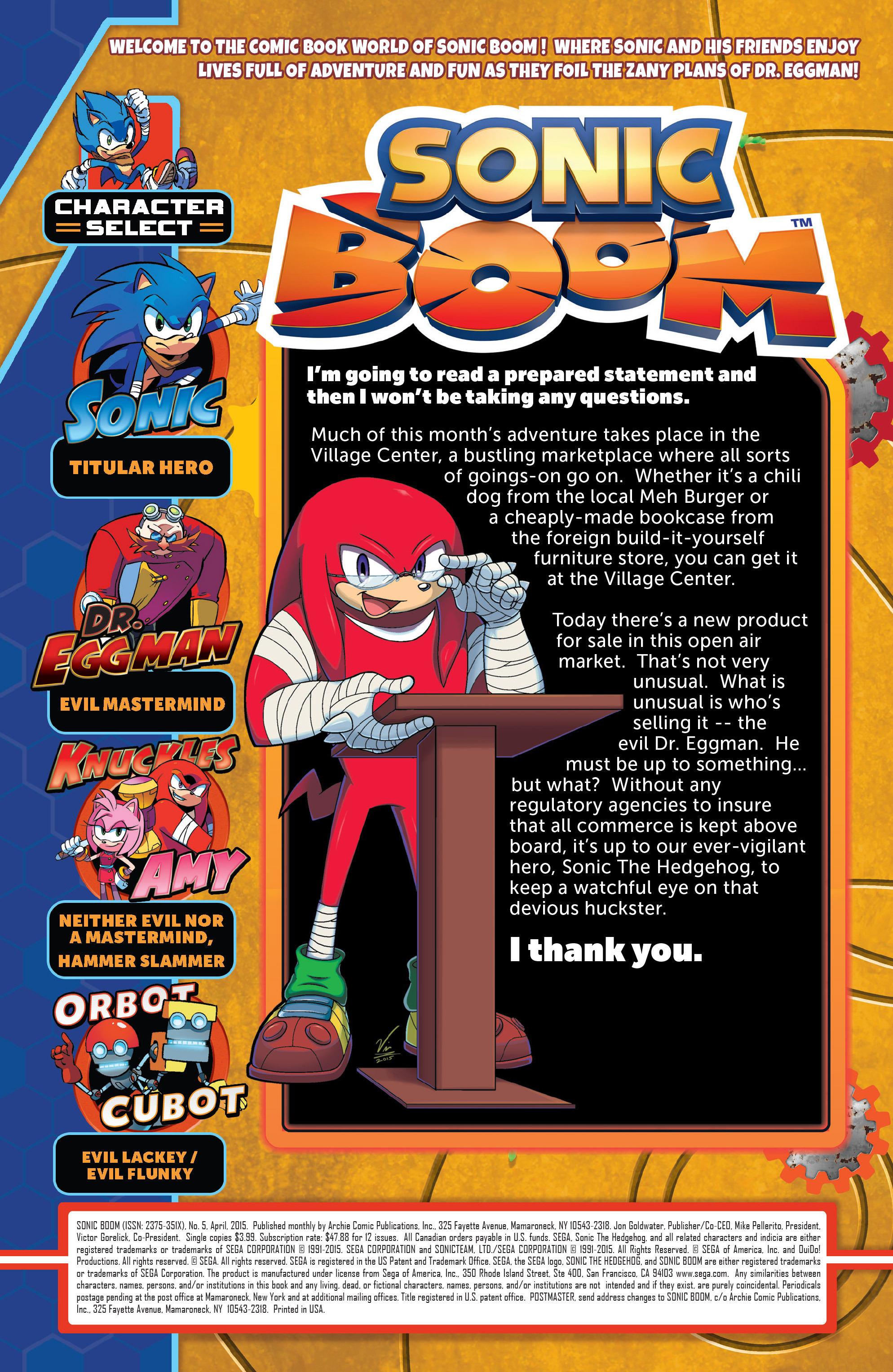 Read online Sonic Boom comic -  Issue #5 - 3