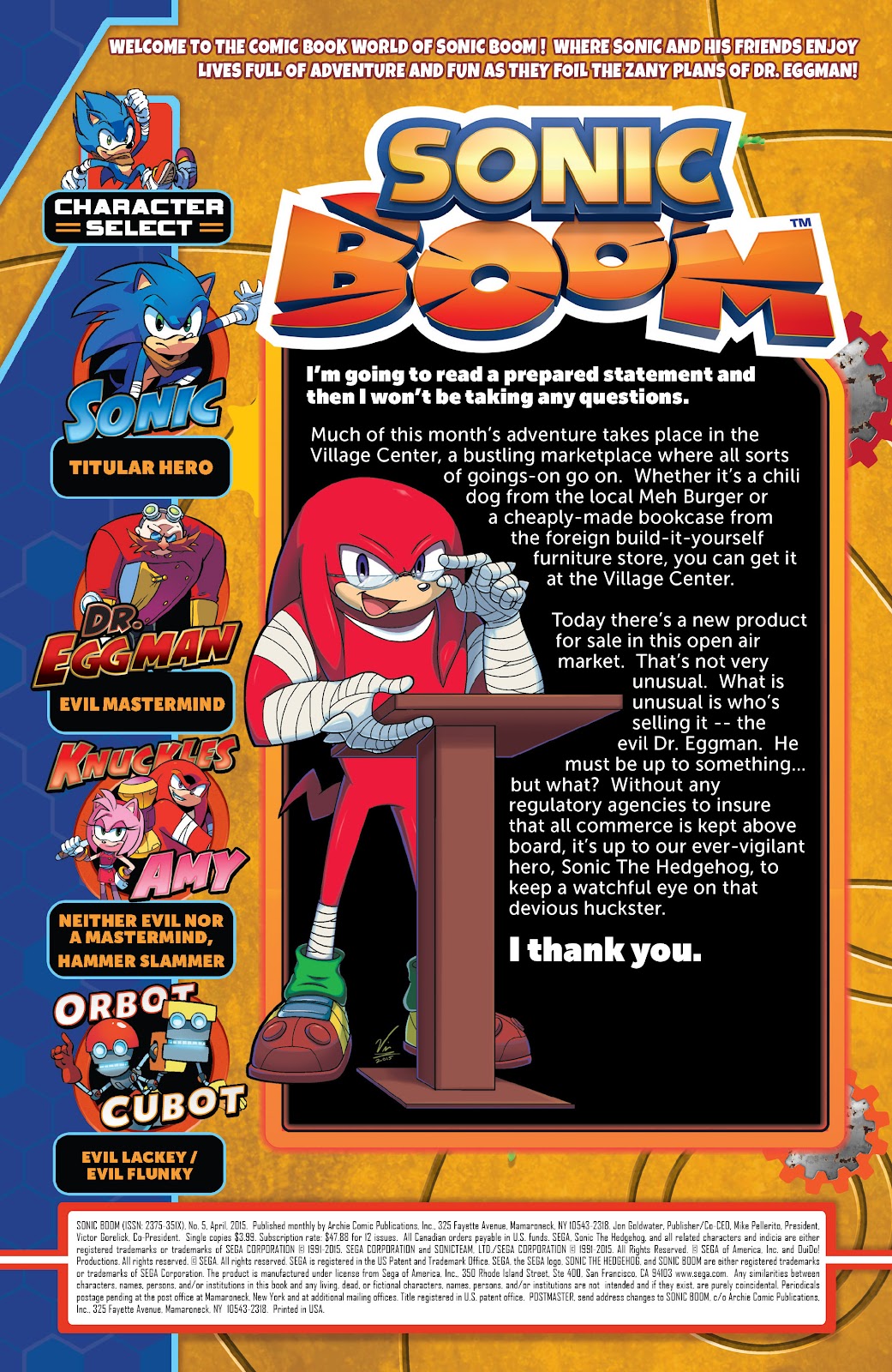 Sonic Boom issue 5 - Page 3