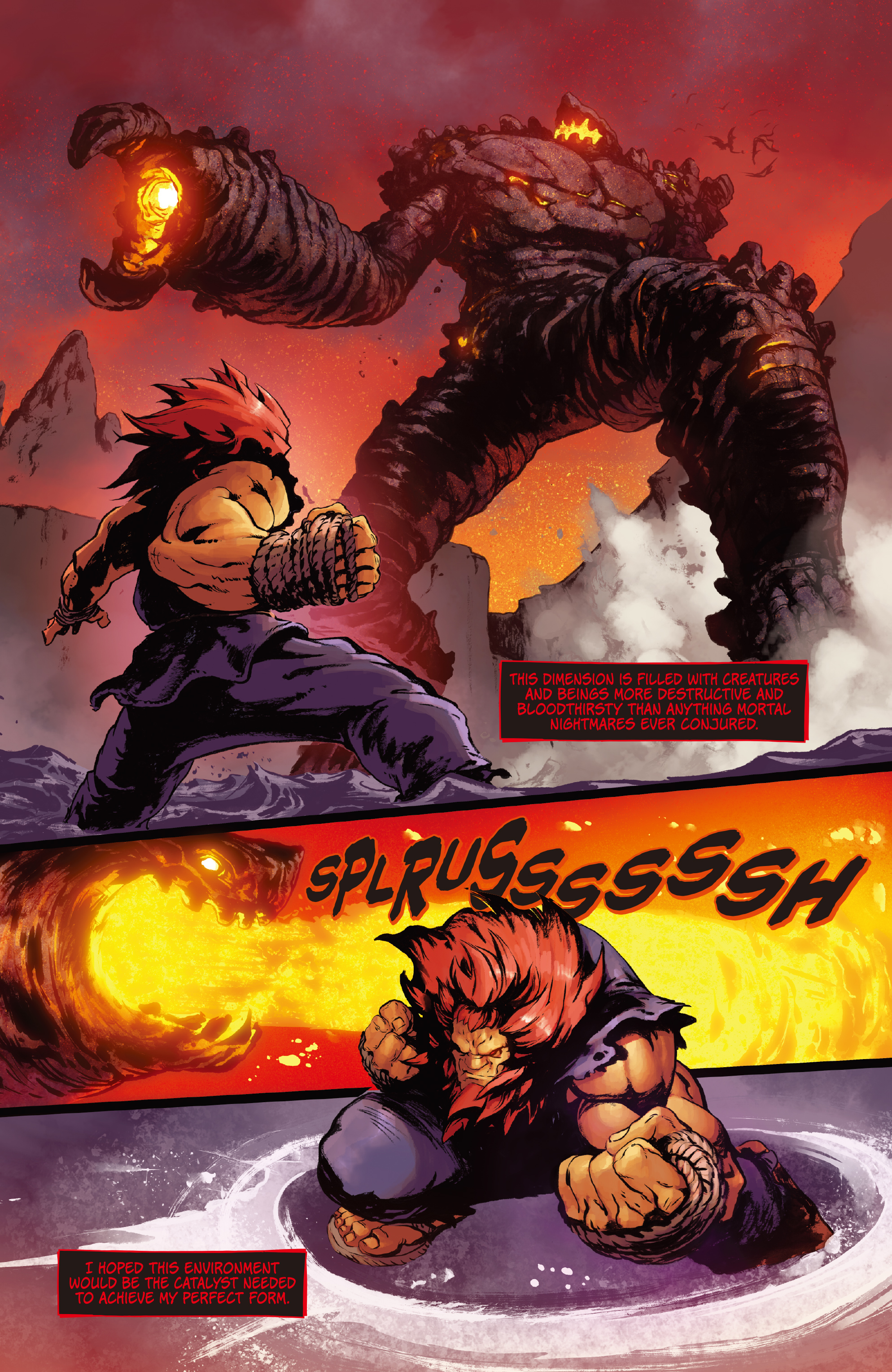 Read online Street Fighter One-shots comic -  Issue # Akuma VS Hell - 10