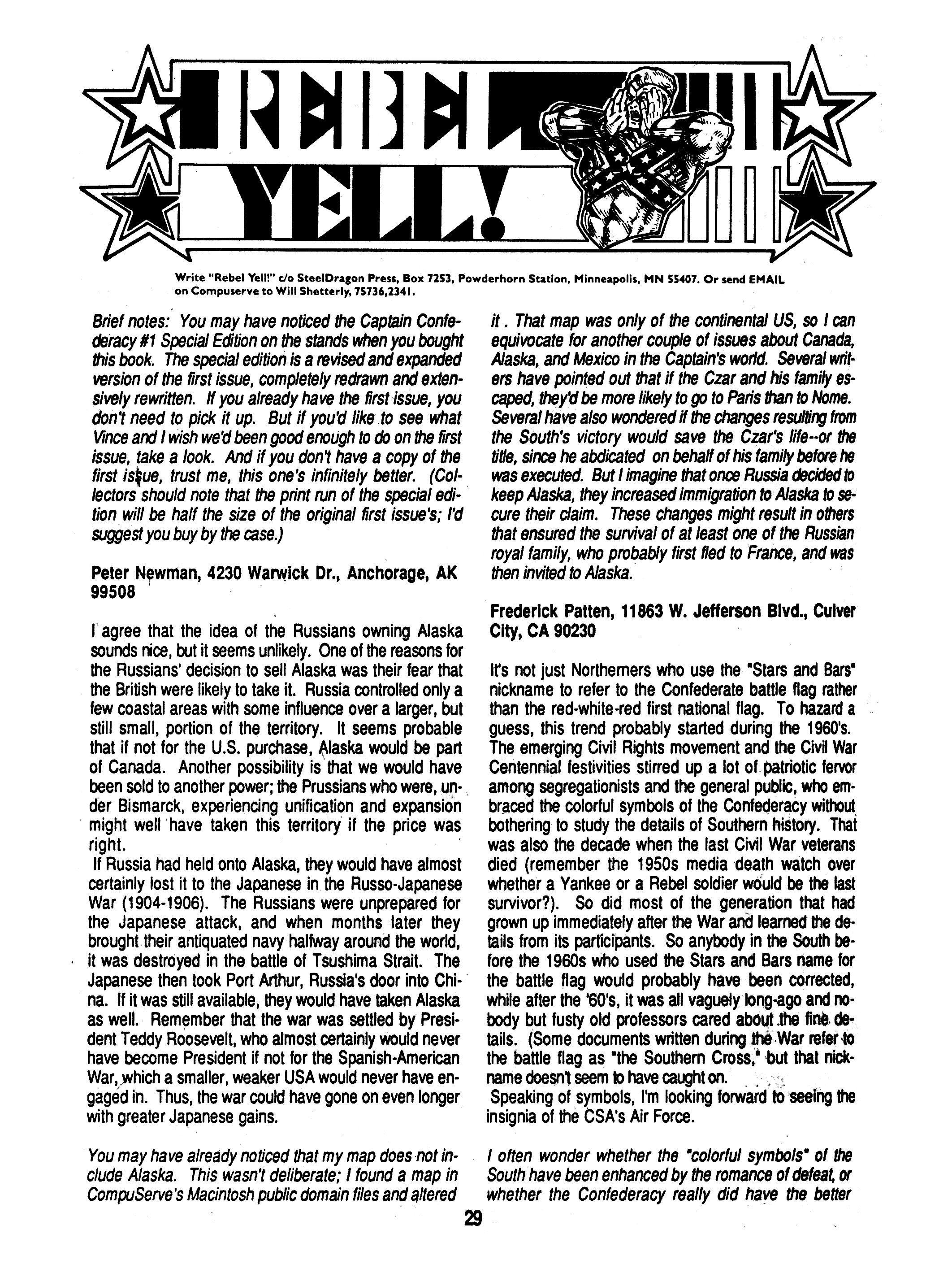 Read online Captain Confederacy (1986) comic -  Issue #6 - 31