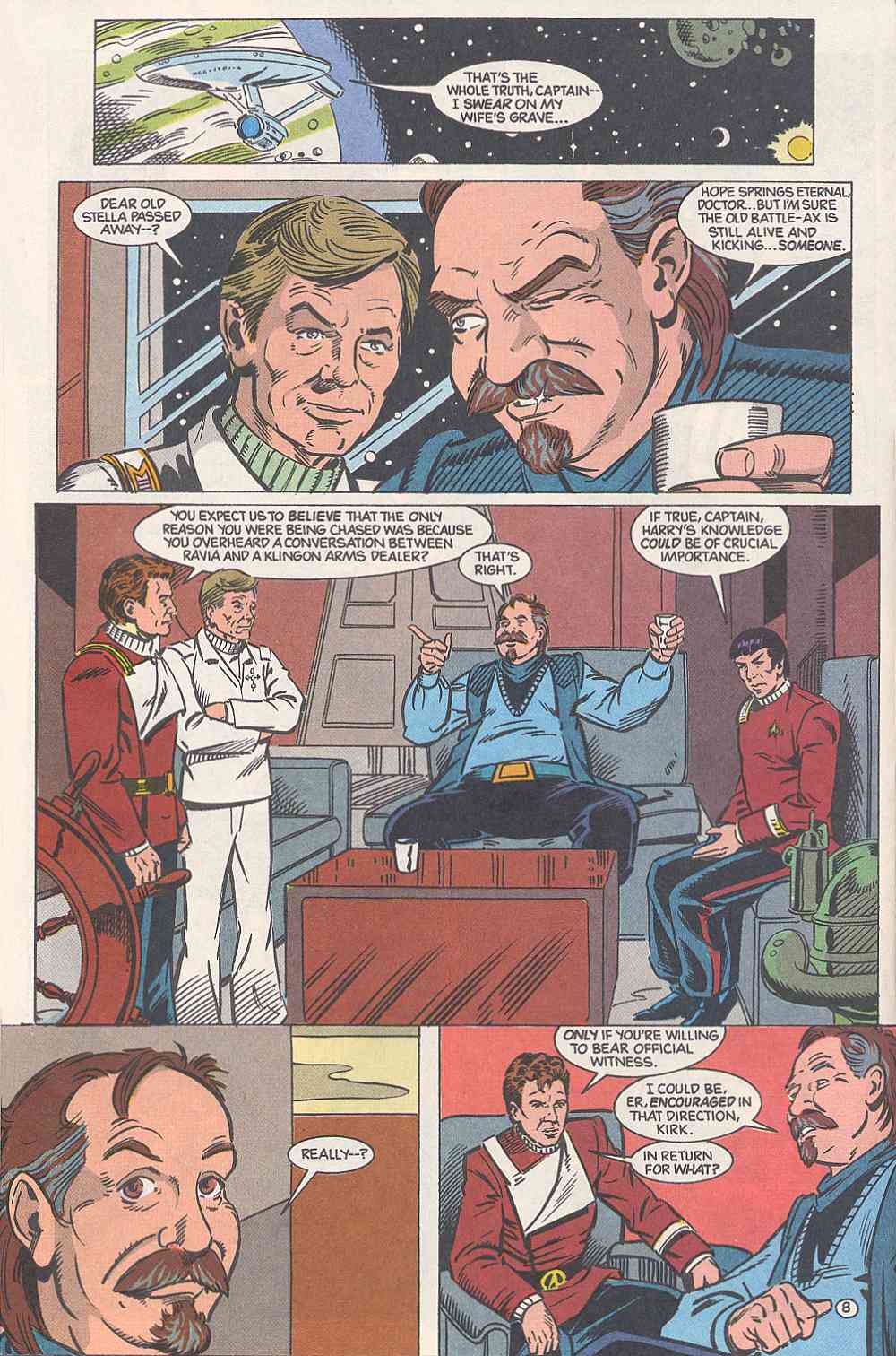 Read online Star Trek (1989) comic -  Issue #23 - 8