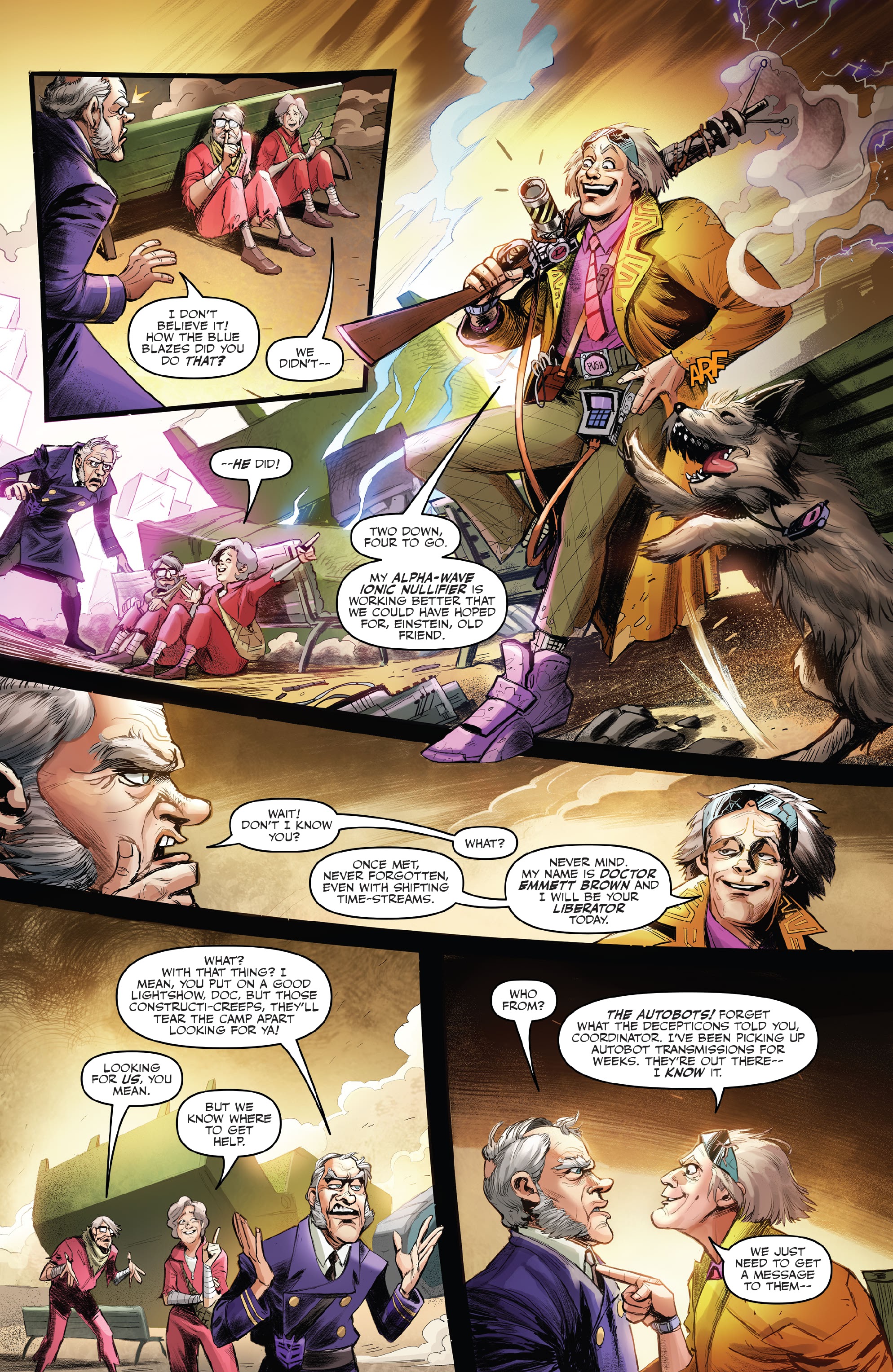 Read online Transformers: Back to the Future comic -  Issue #3 - 10