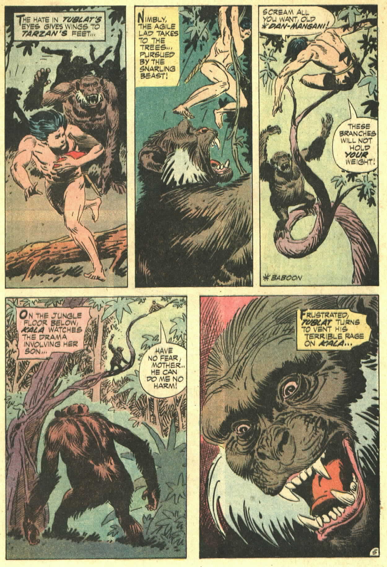 Read online Tarzan (1972) comic -  Issue #208 - 6