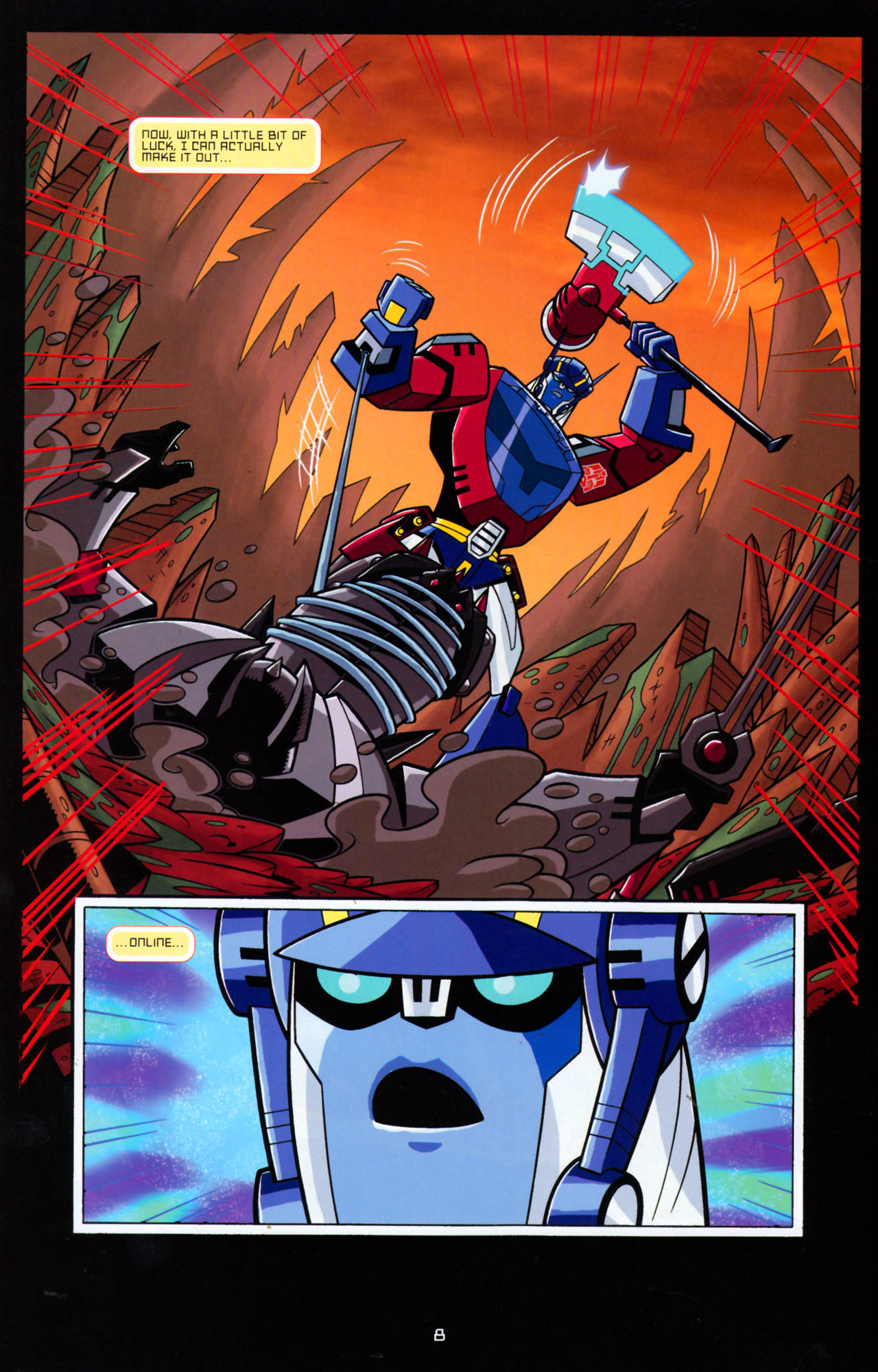 Read online Transformers Animated: The Arrival comic -  Issue #5 - 12