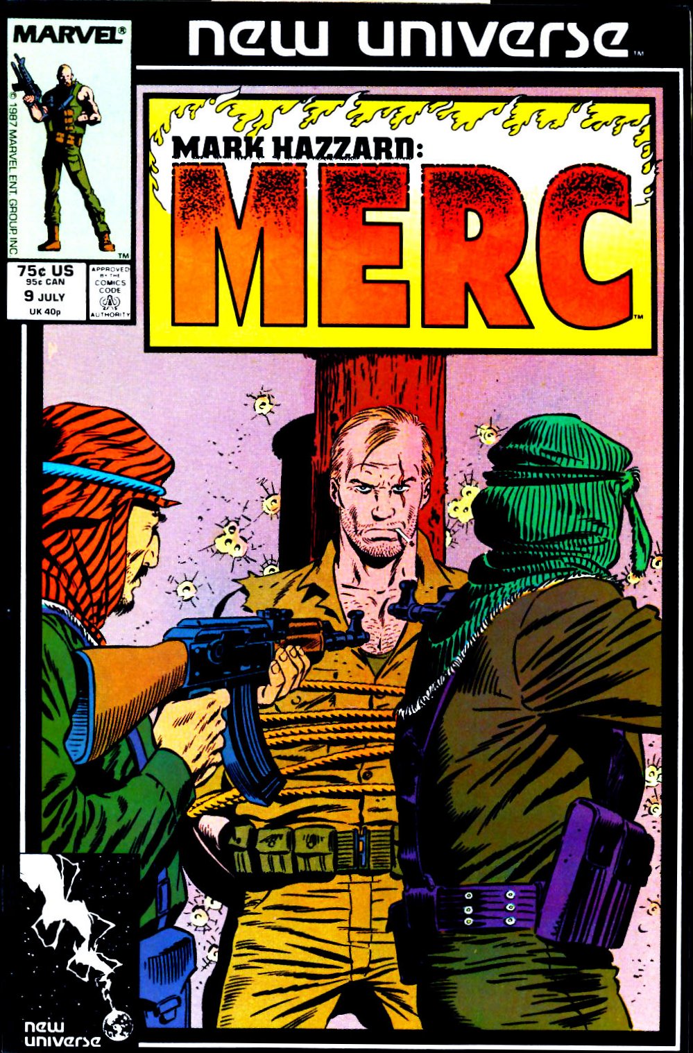 Read online Mark Hazzard: Merc comic -  Issue #9 - 1