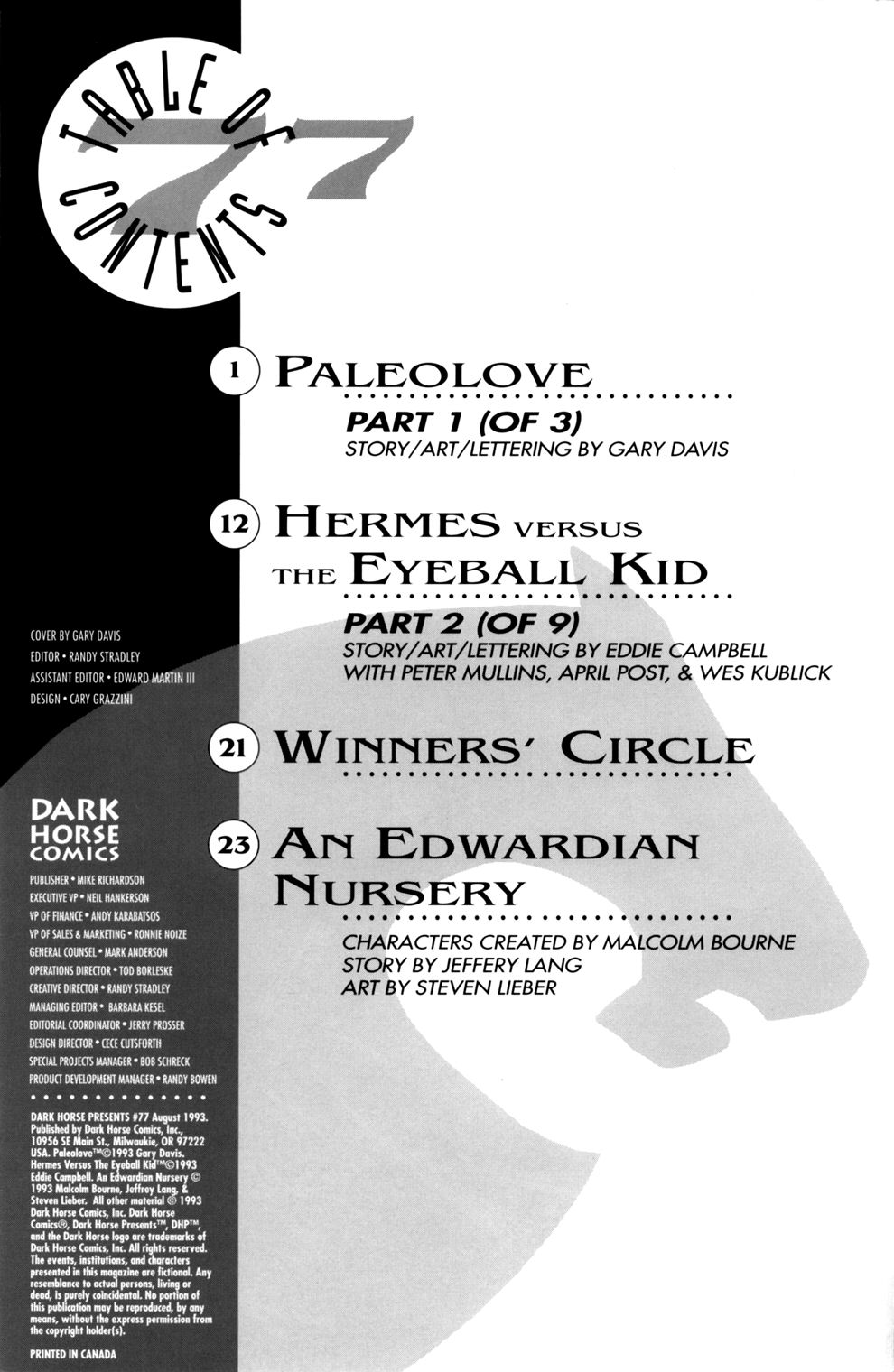 Read online Dark Horse Presents (1986) comic -  Issue #77 - 2