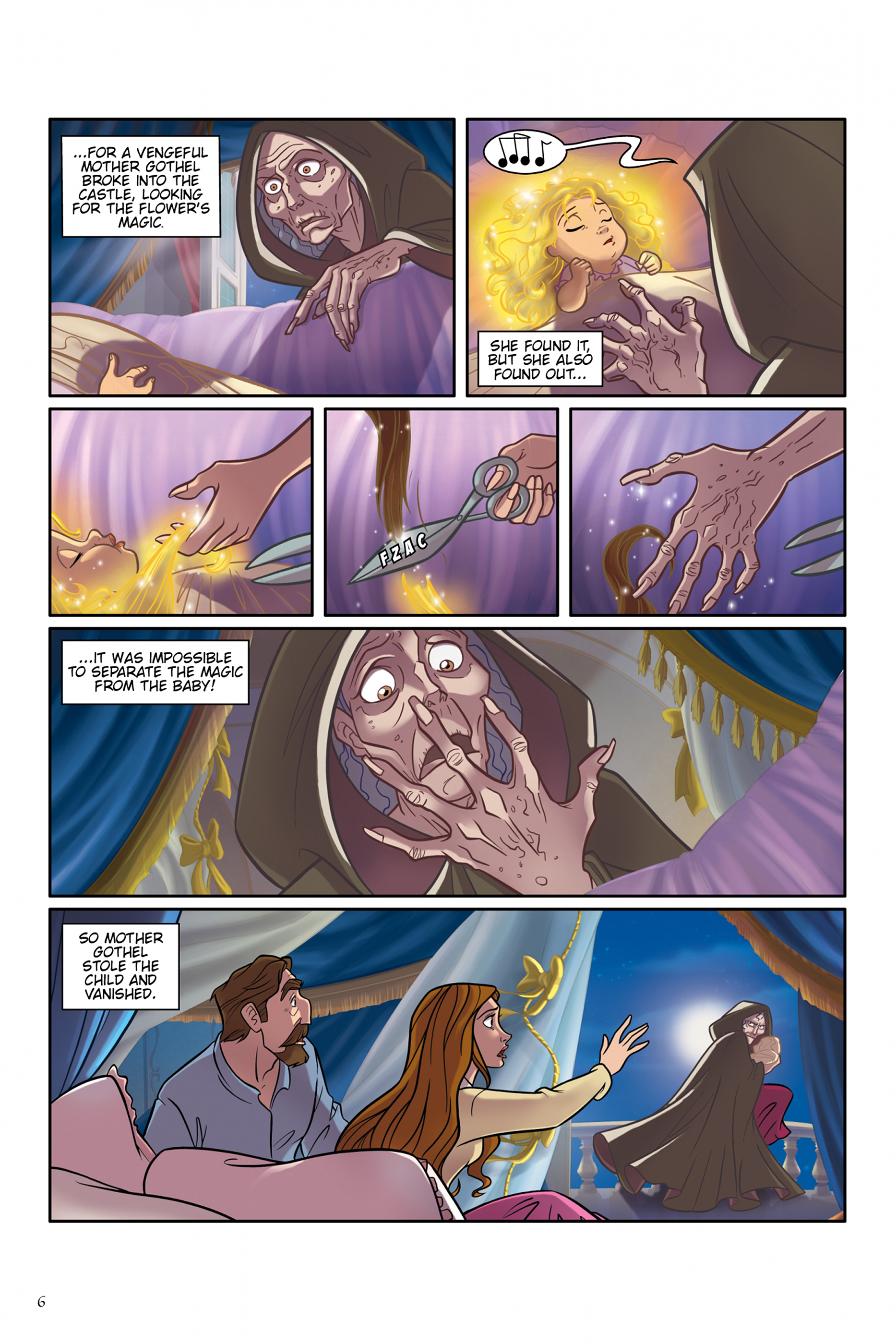 Read online Disney Tangled: The Story of the Movie in Comics comic -  Issue # Full - 8