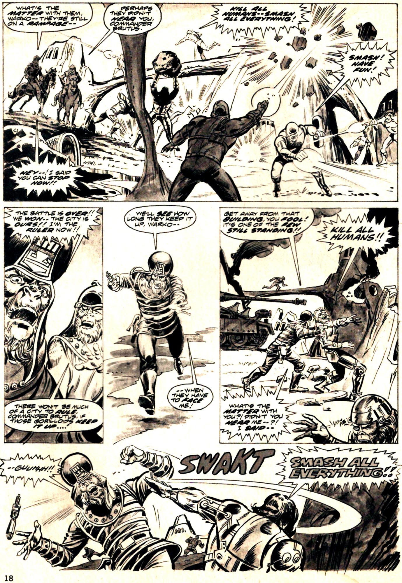 Read online Planet of the Apes comic -  Issue #28 - 18