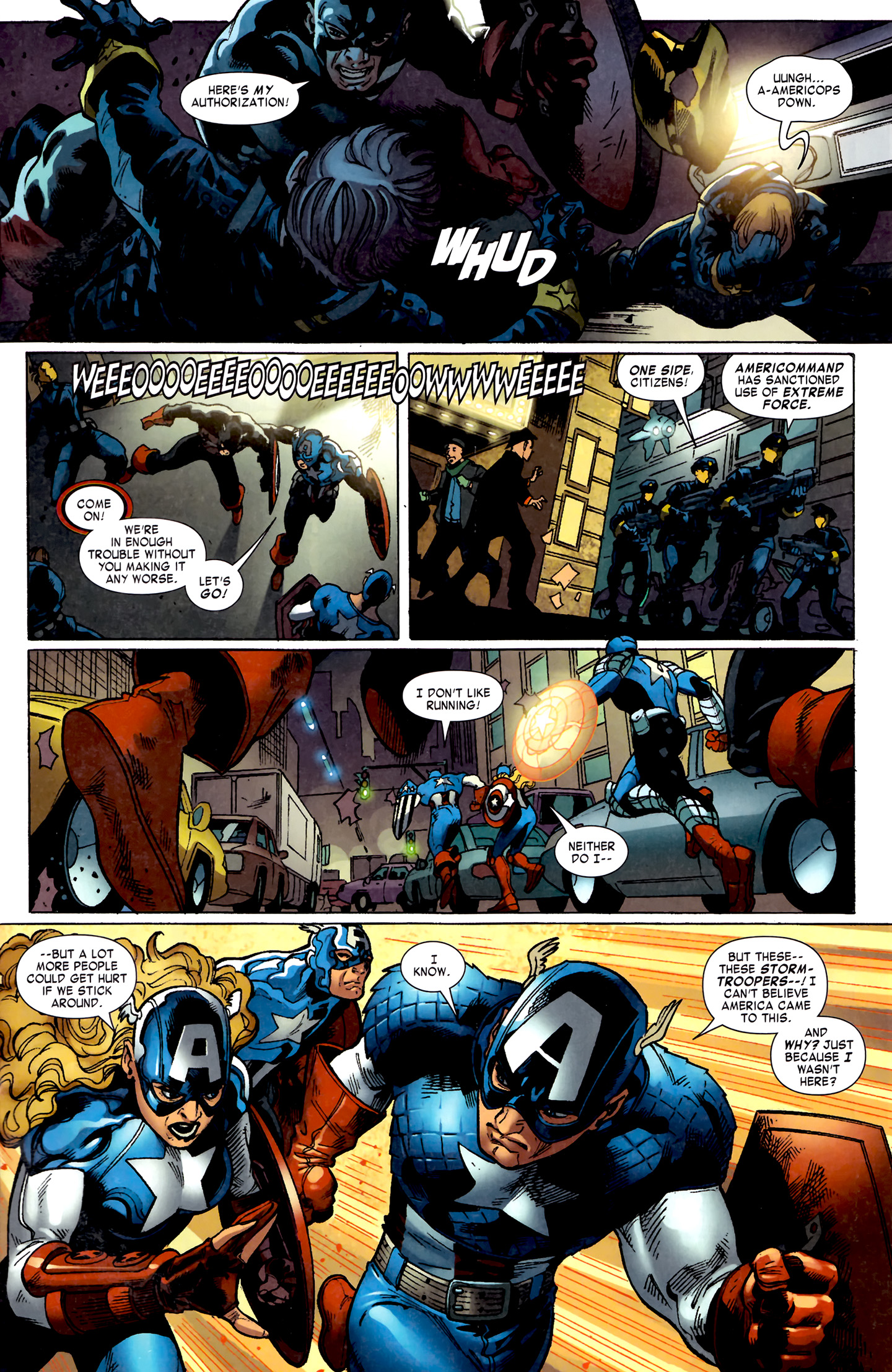 Read online Captain America Corps comic -  Issue #1 - 19