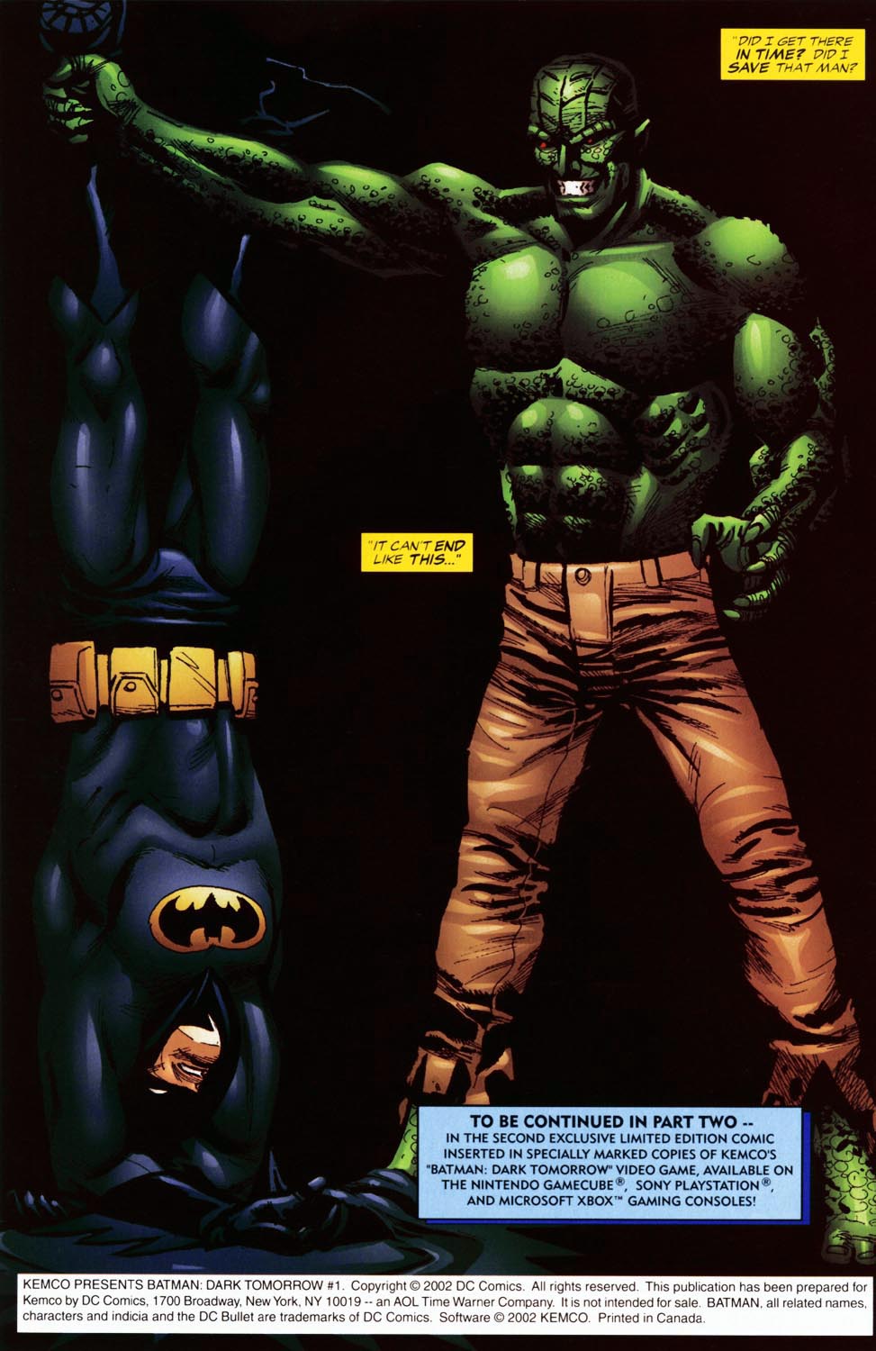 Read online Batman: Dark Tomorrow comic -  Issue #1 - 13