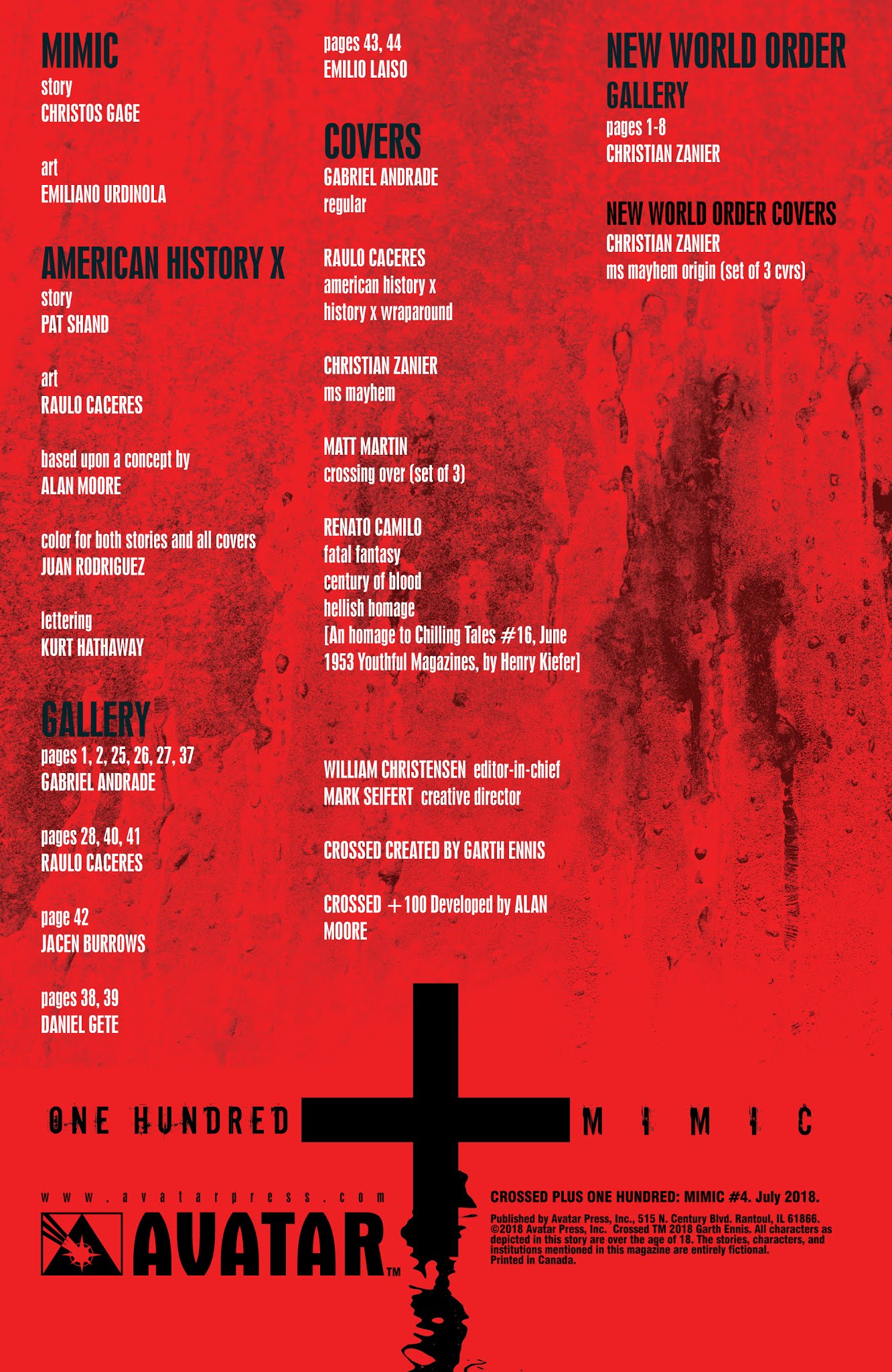 Read online Crossed Plus One Hundred: Mimic comic -  Issue #4 - 2