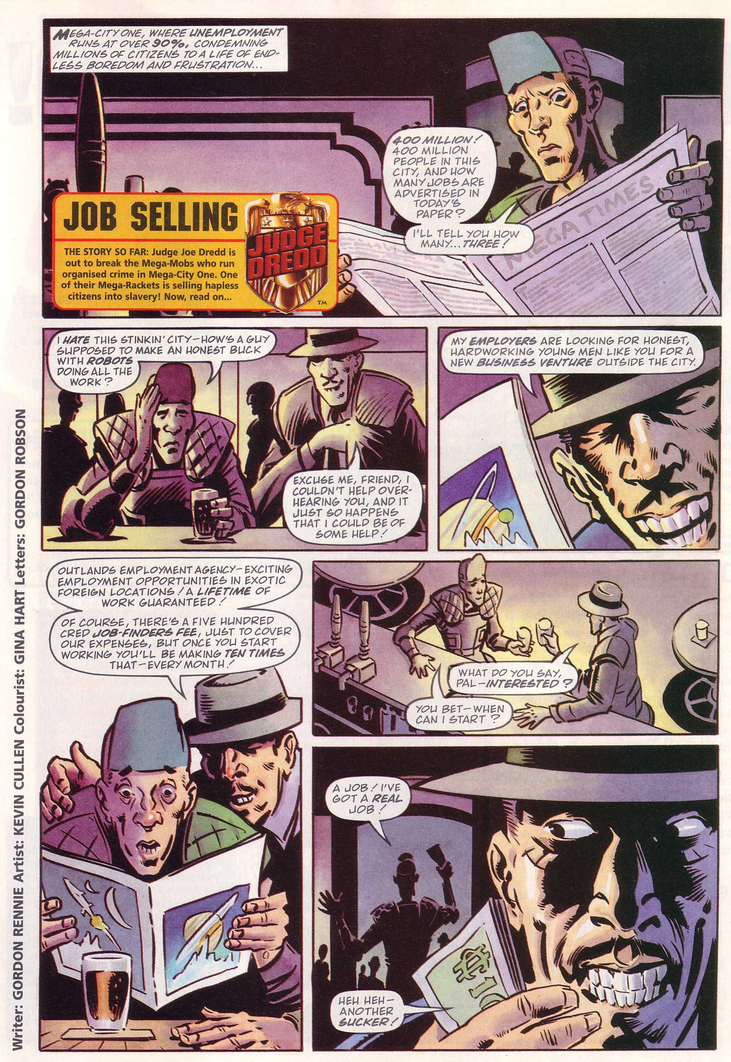 Read online Judge Dredd Lawman of the Future comic -  Issue #9 - 29