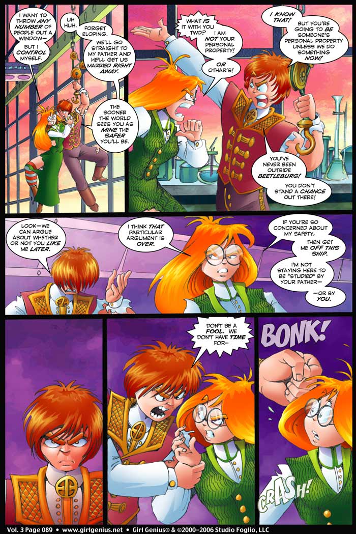 Read online Girl Genius (2002) comic -  Issue #3 - 86