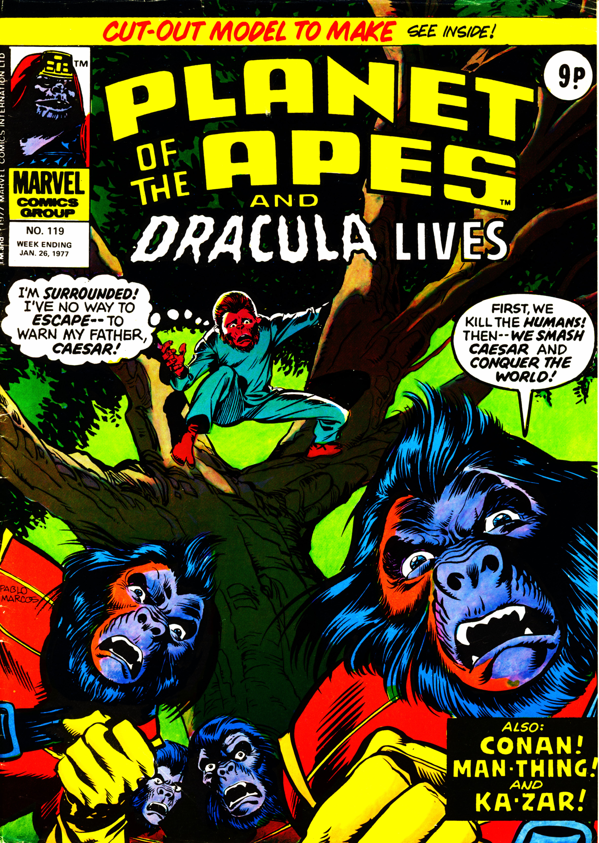 Read online Planet of the Apes (1974) comic -  Issue #119 - 1