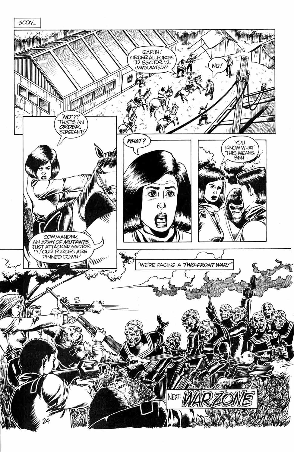 Read online Planet of the Apes: The Forbidden Zone comic -  Issue #3 - 26
