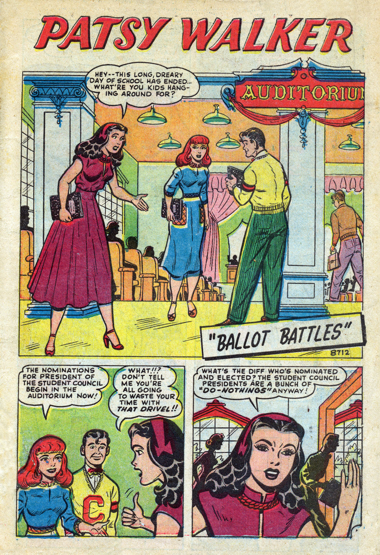 Read online Patsy Walker comic -  Issue #36 - 3