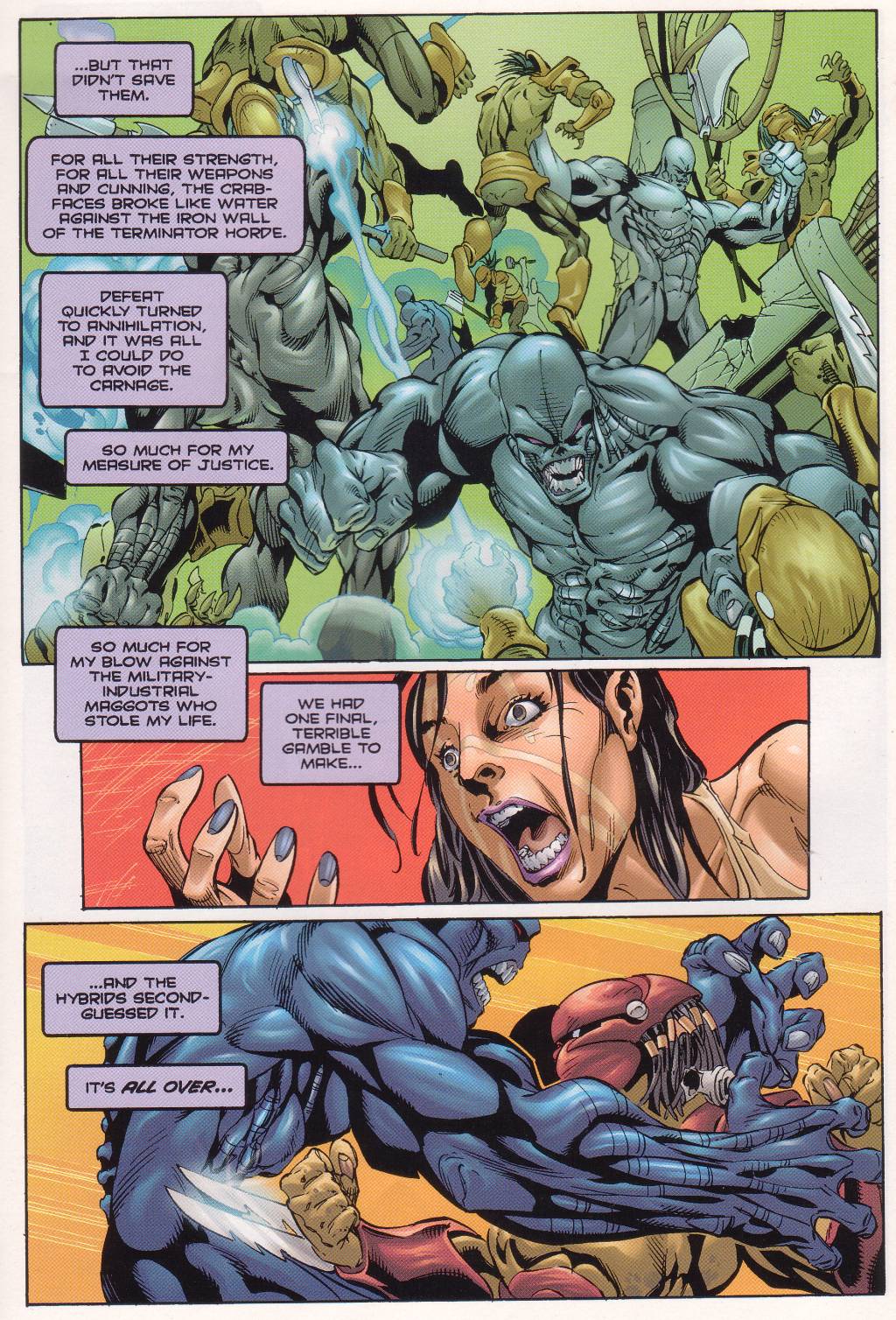 Read online Aliens vs. Predator vs. The Terminator comic -  Issue #4 - 9