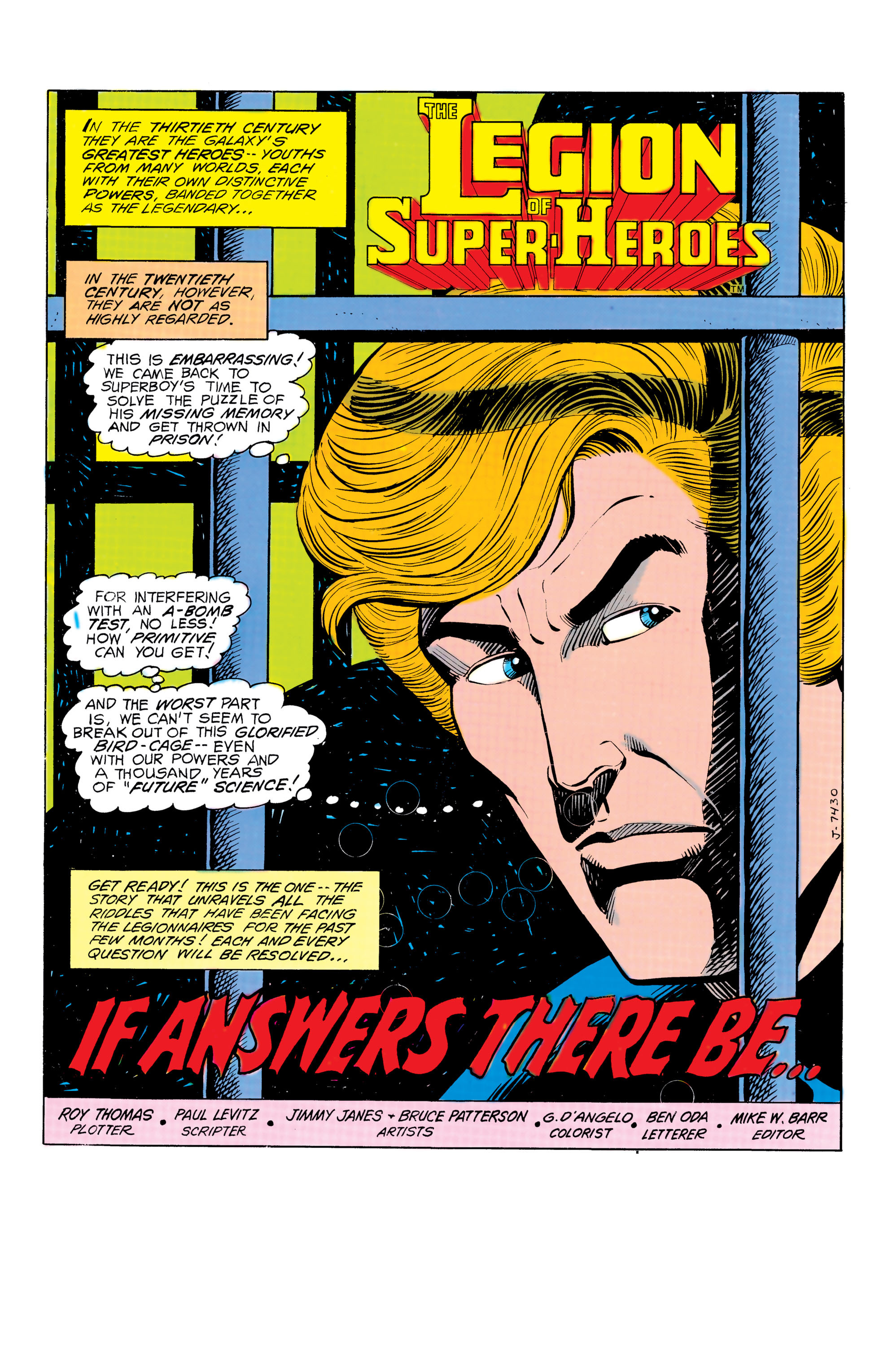 Read online Legion of Super-Heroes (1980) comic -  Issue #282 - 2