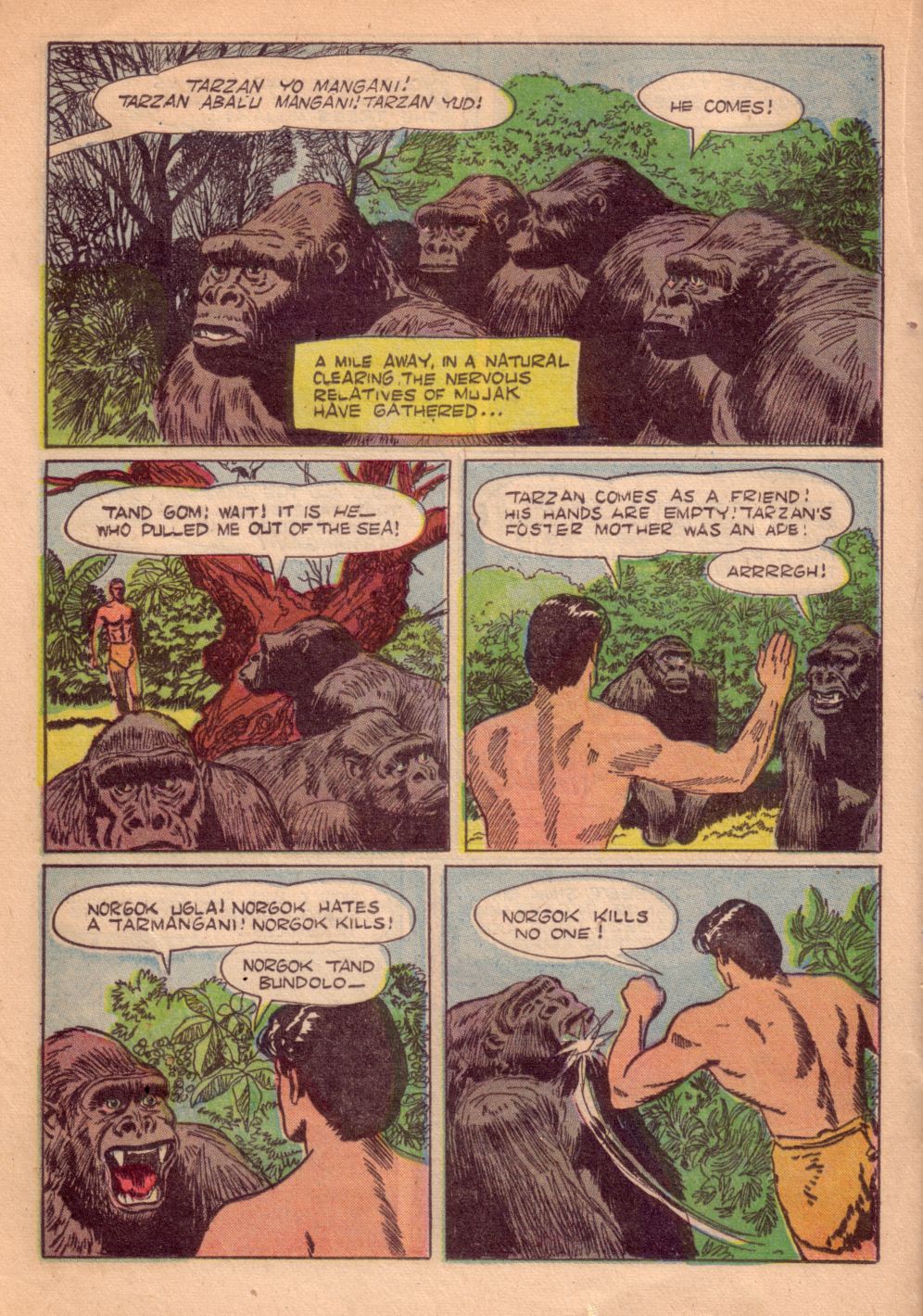 Read online Tarzan (1948) comic -  Issue #55 - 32