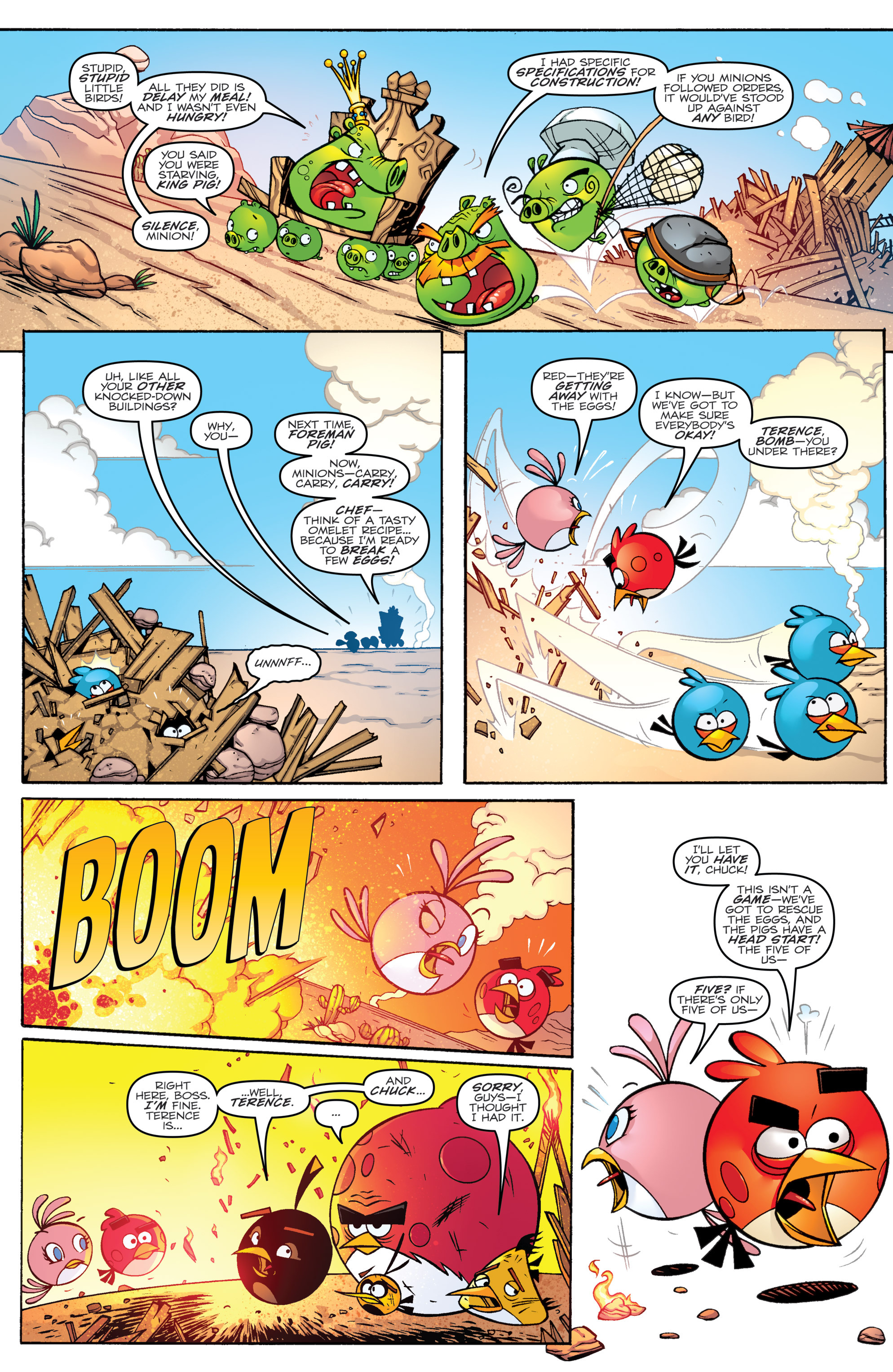 Read online Angry Birds Transformers comic -  Issue #1 - 10