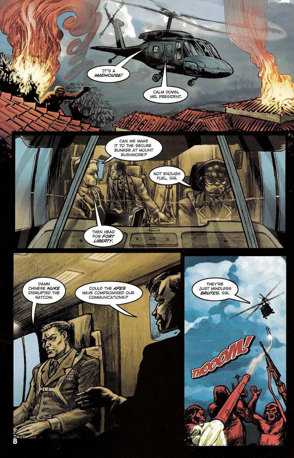 Read online Revolution on the Planet of the Apes comic -  Issue #5 - 10