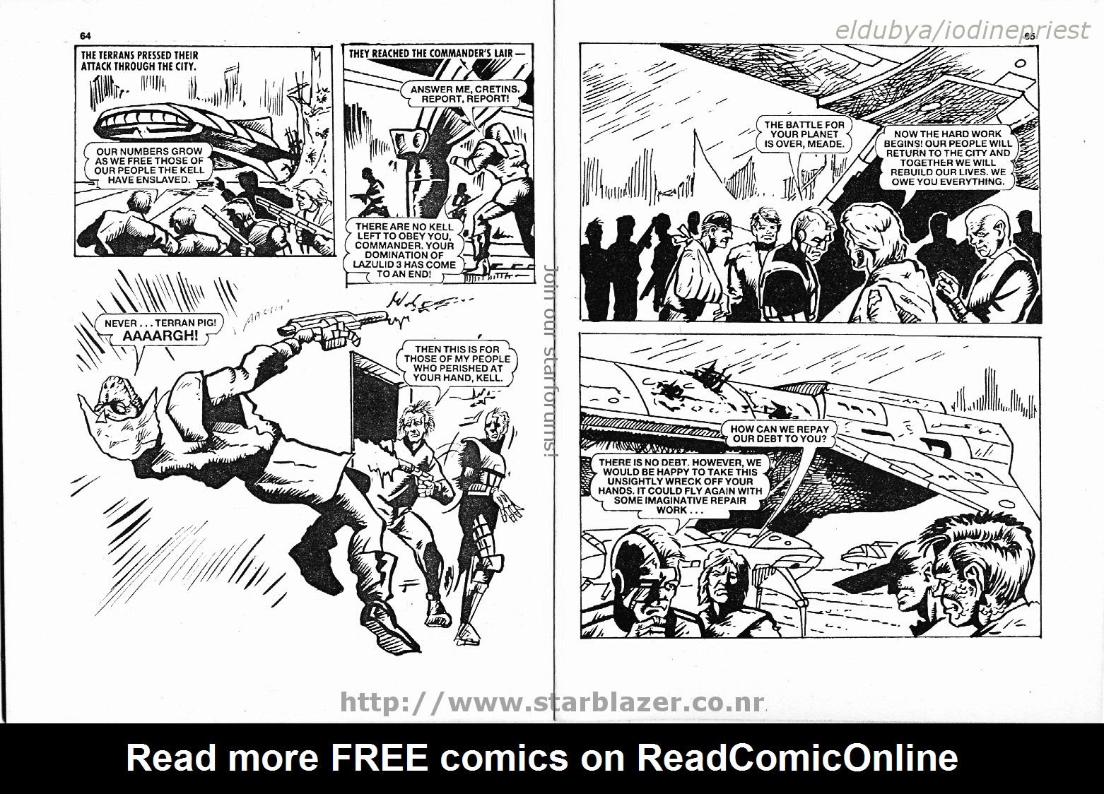 Read online Starblazer comic -  Issue #242 - 34