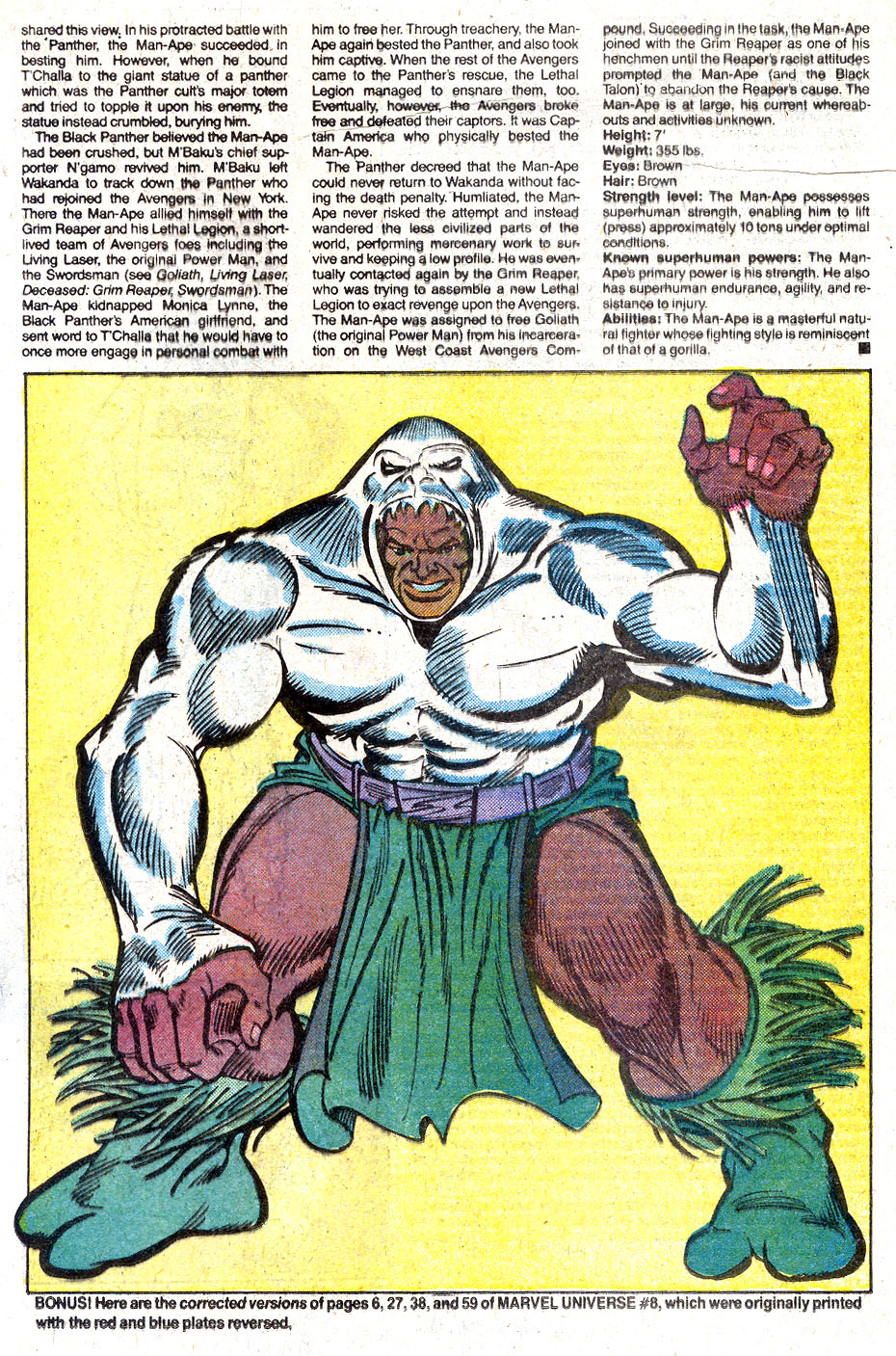 Read online The Official Handbook of the Marvel Universe Deluxe Edition comic -  Issue #8 - 8
