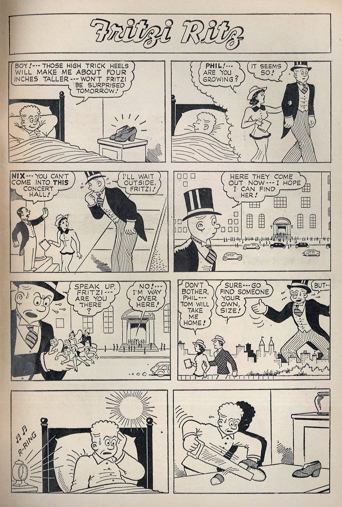 Read online Fritzi Ritz (1948) comic -  Issue #5 - 35