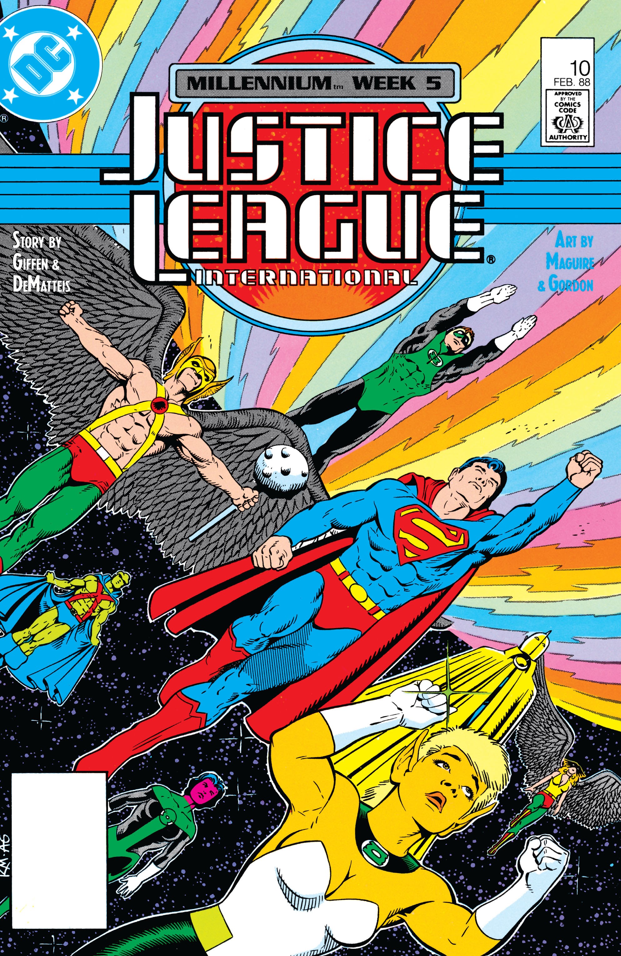Read online Justice League International (1987) comic -  Issue #10 - 1