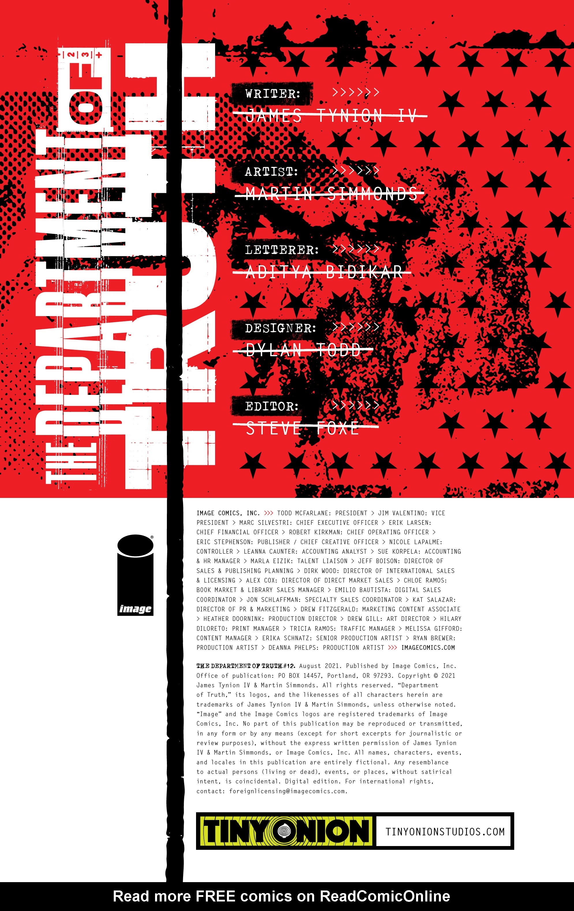 Read online The Department of Truth comic -  Issue #12 - 2