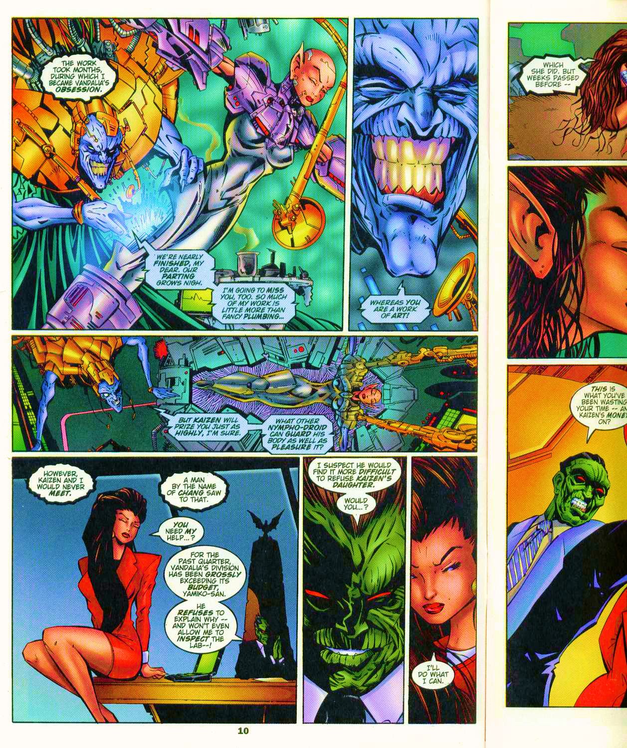 Read online Cybernary comic -  Issue #1 - 11