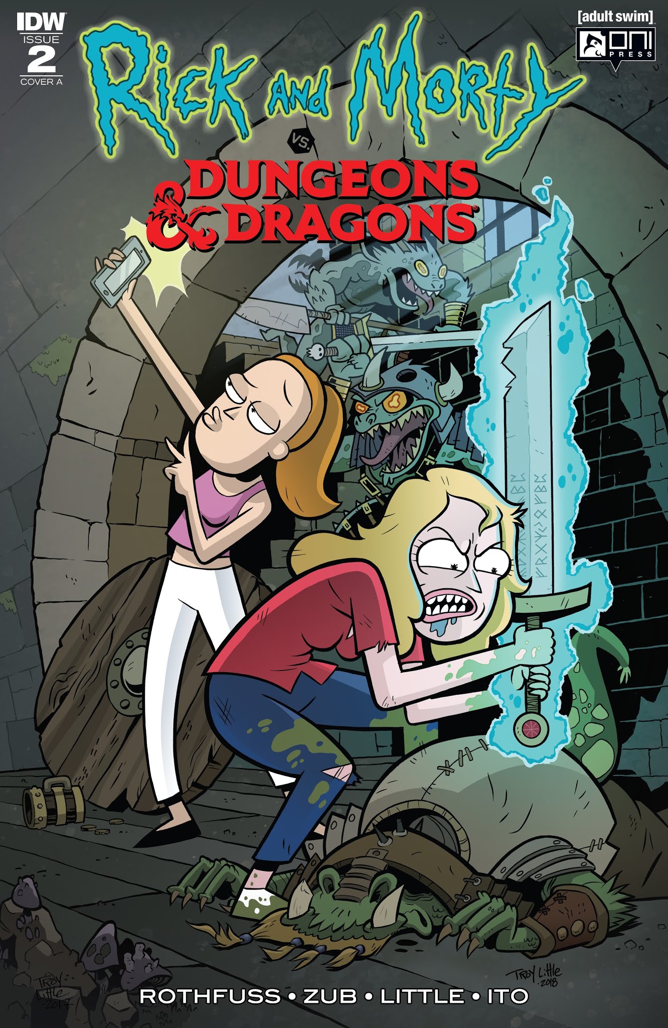 Read online Rick and Morty vs Dungeons & Dragons comic -  Issue #2 - 1
