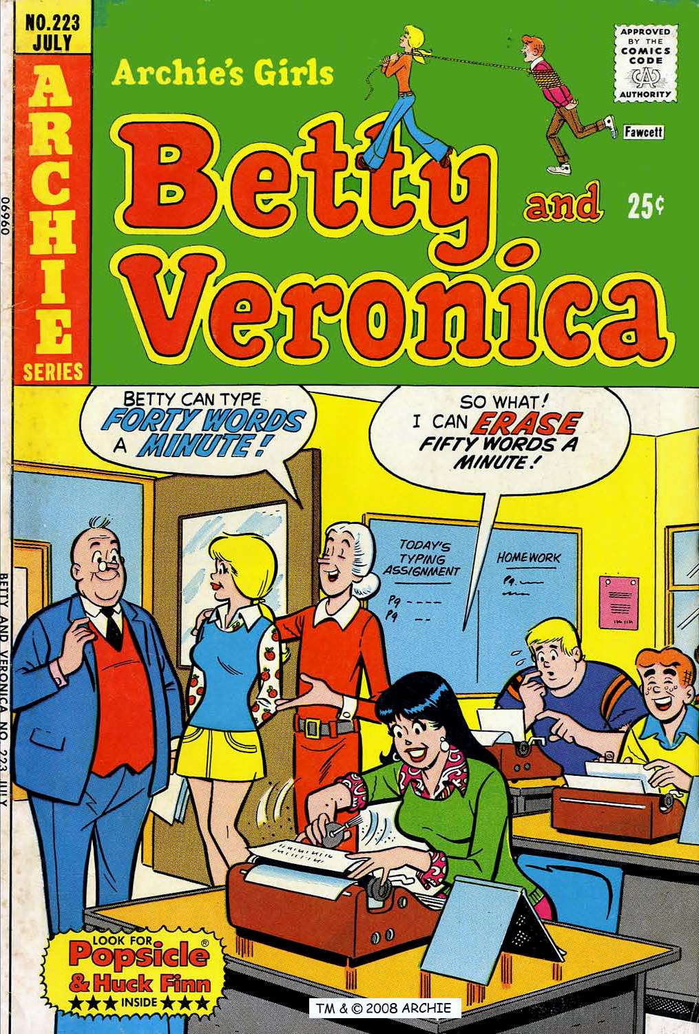 Read online Archie's Girls Betty and Veronica comic -  Issue #223 - 1