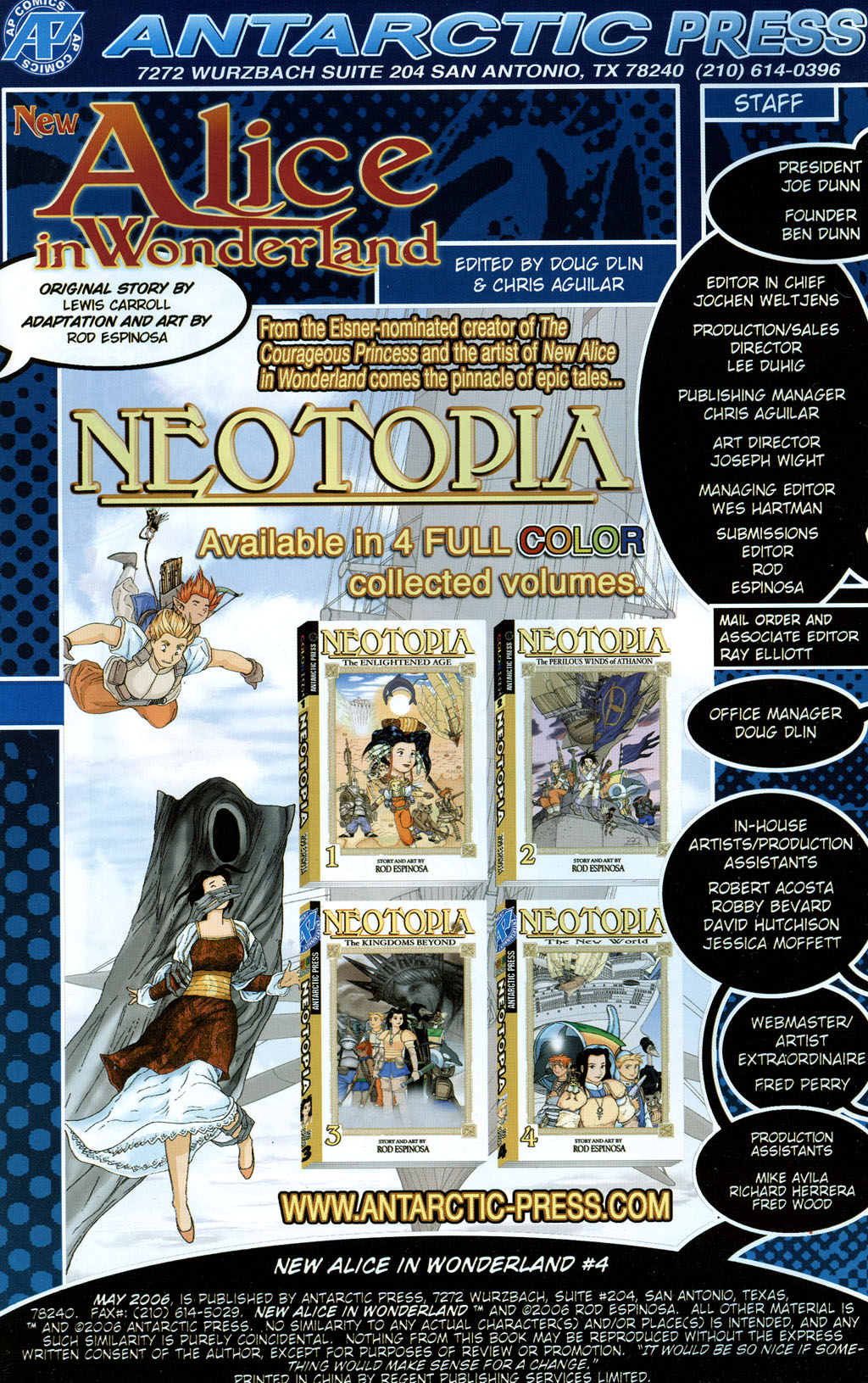 Read online New Alice in Wonderland comic -  Issue #4 - 2