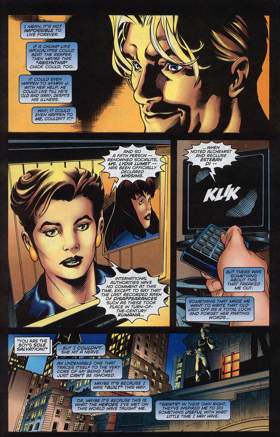 Read online X-Man: All Saints' Day comic -  Issue # Full - 7