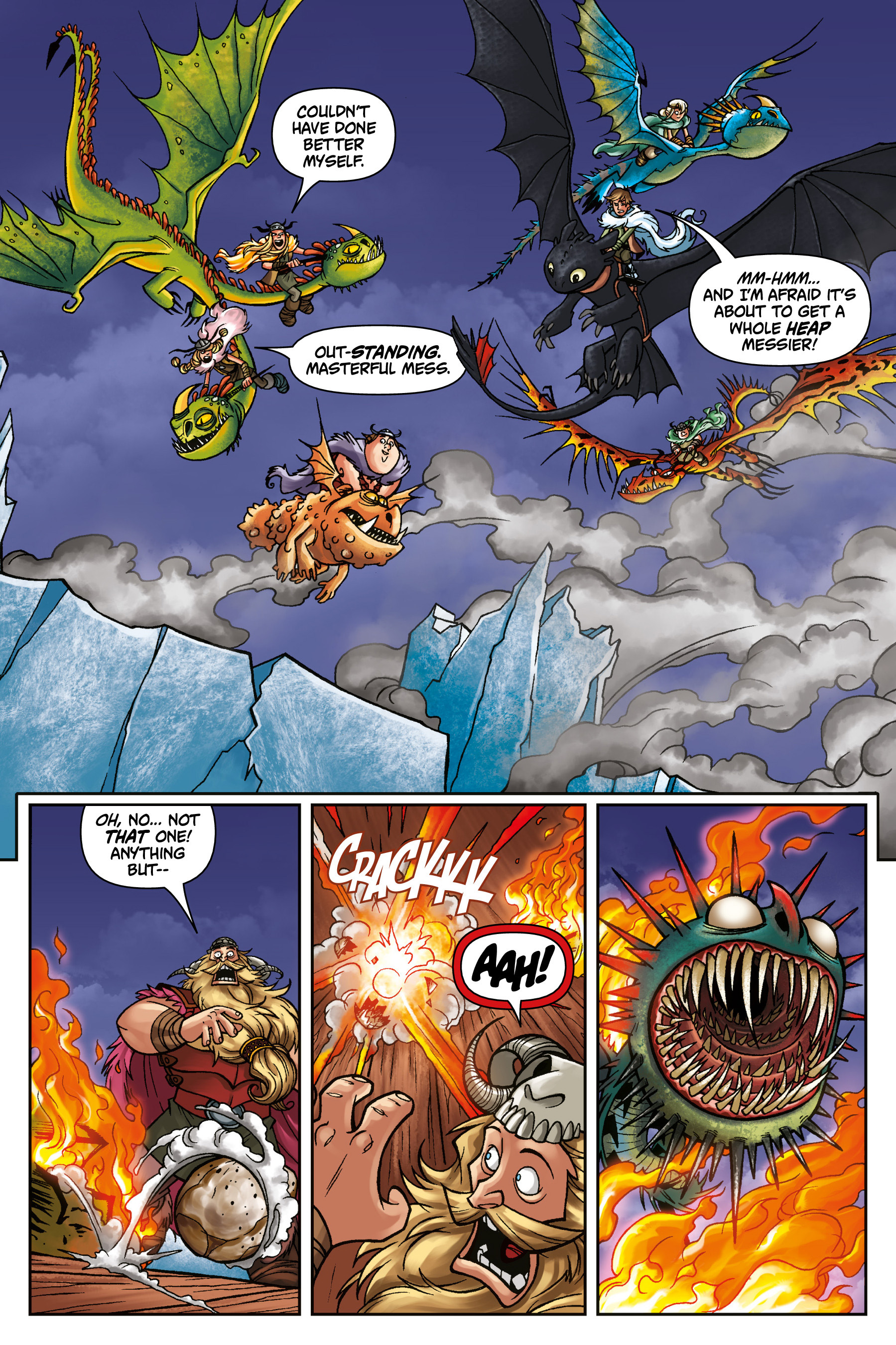Read online DreamWorks Dragons: Riders of Berk comic -  Issue #3 - 44