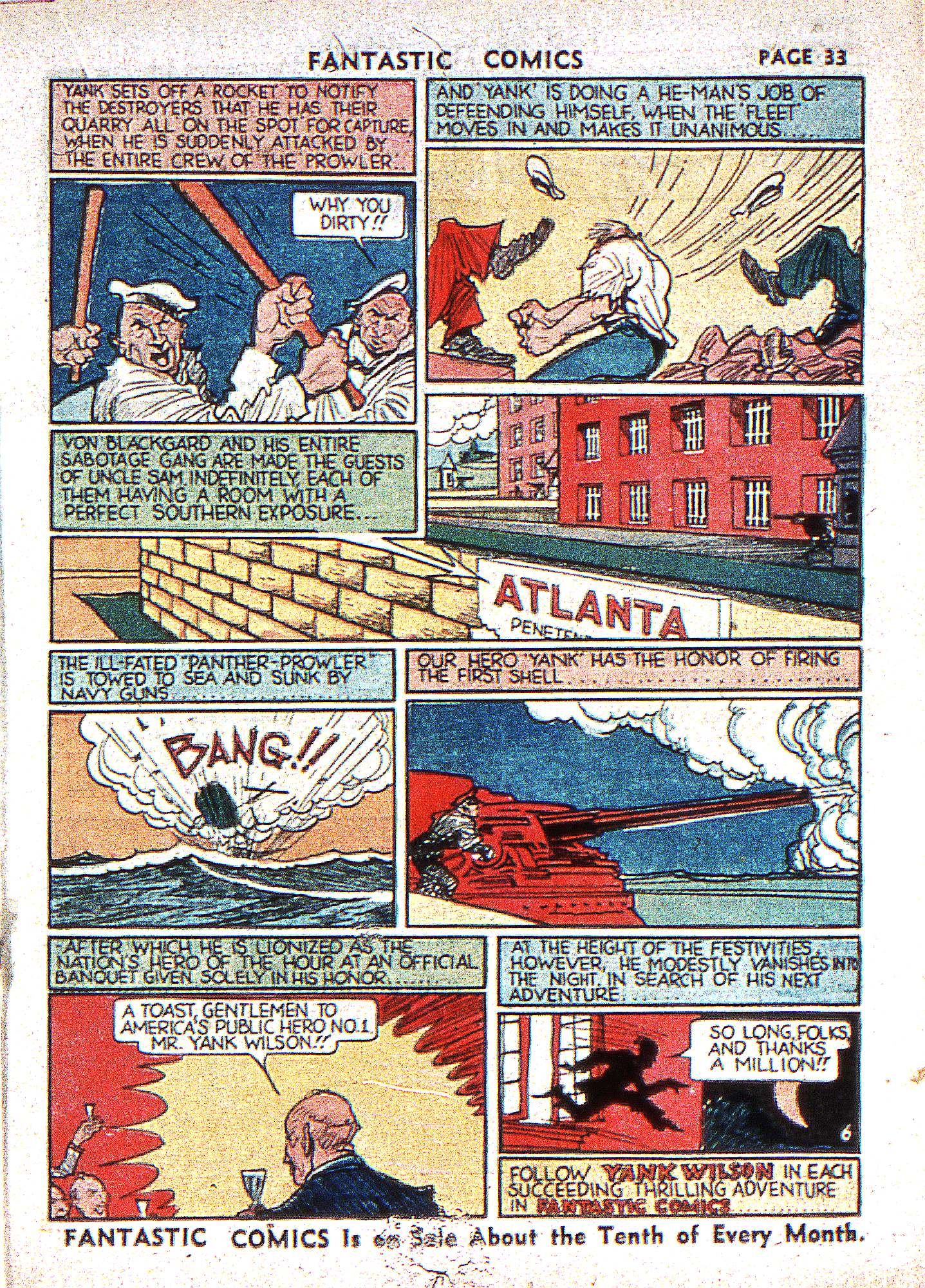 Read online Fantastic Comics comic -  Issue #2 - 35