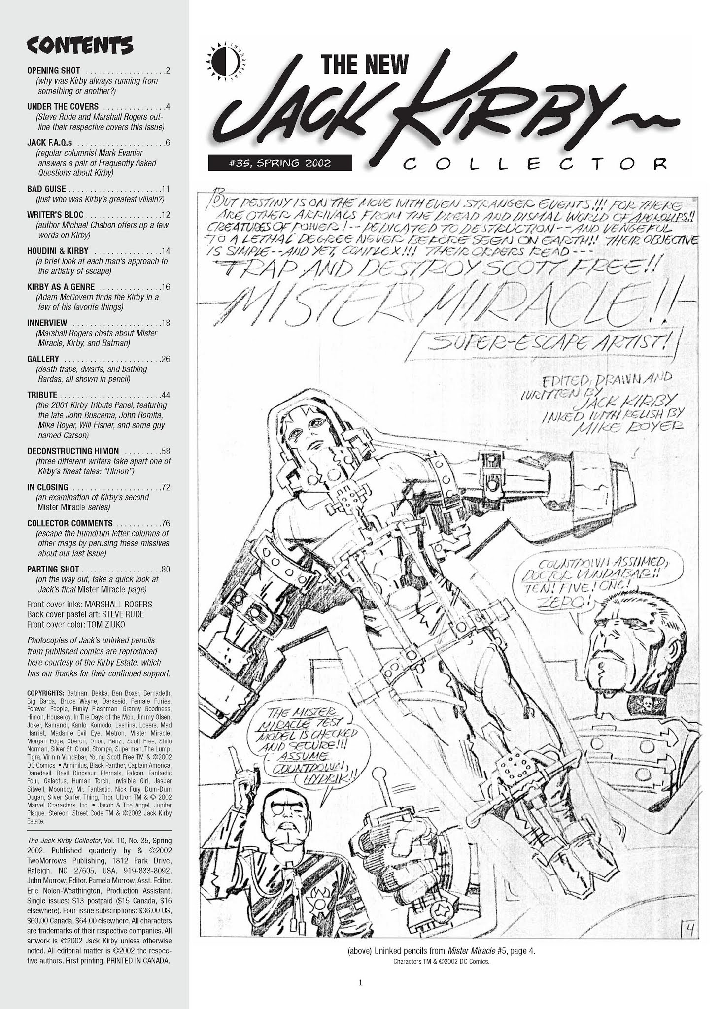 Read online The Jack Kirby Collector comic -  Issue #35 - 3