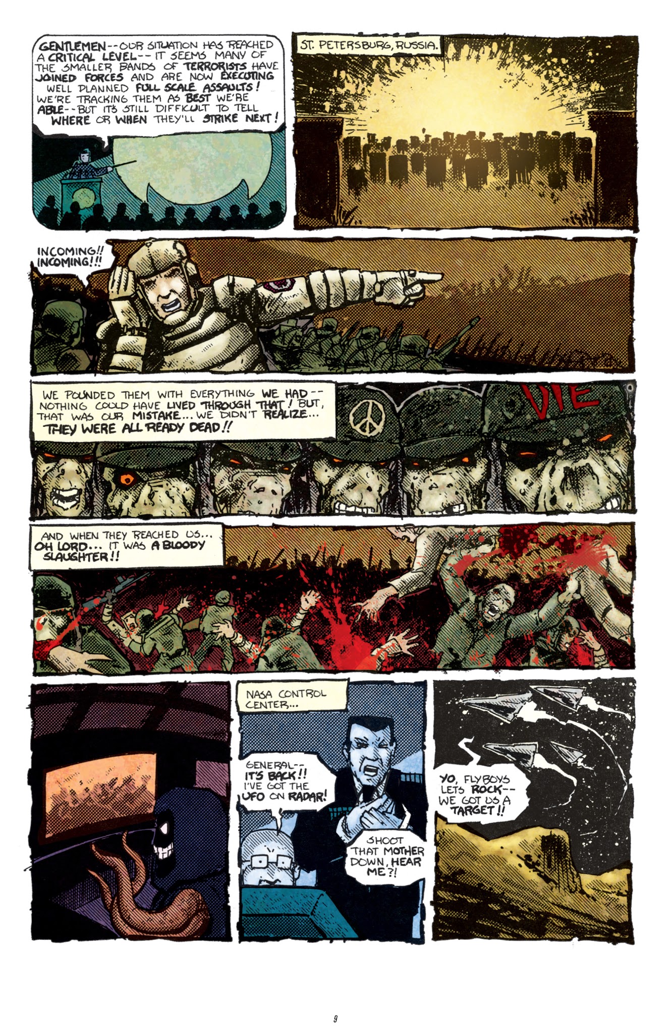 Read online Zombie War comic -  Issue #1 - 10