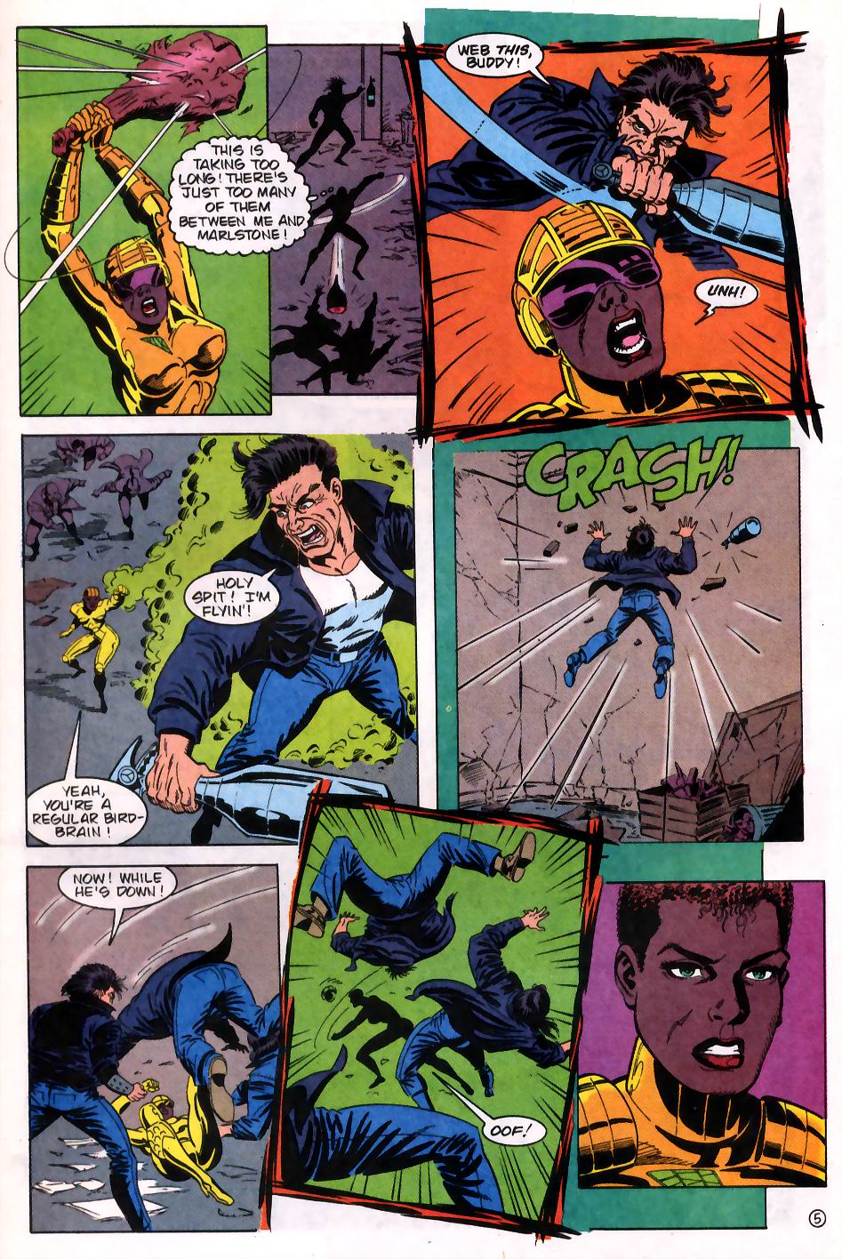 Read online The Web (1991) comic -  Issue #11 - 6