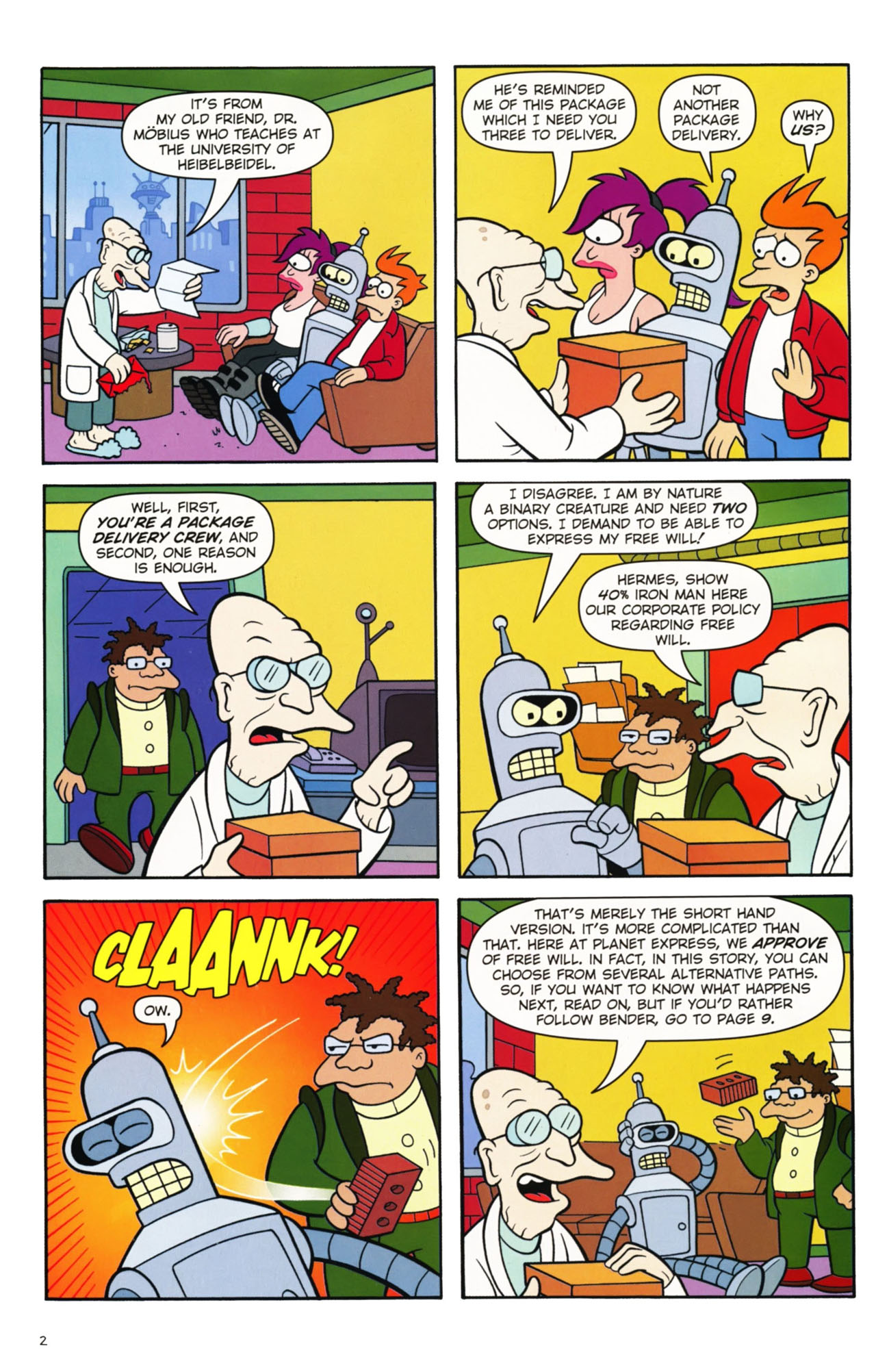 Read online Futurama Comics comic -  Issue #46 - 3