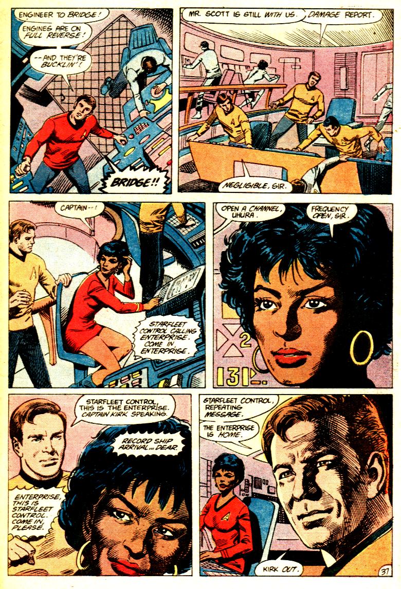 Read online Star Trek (1984) comic -  Issue #33 - 37
