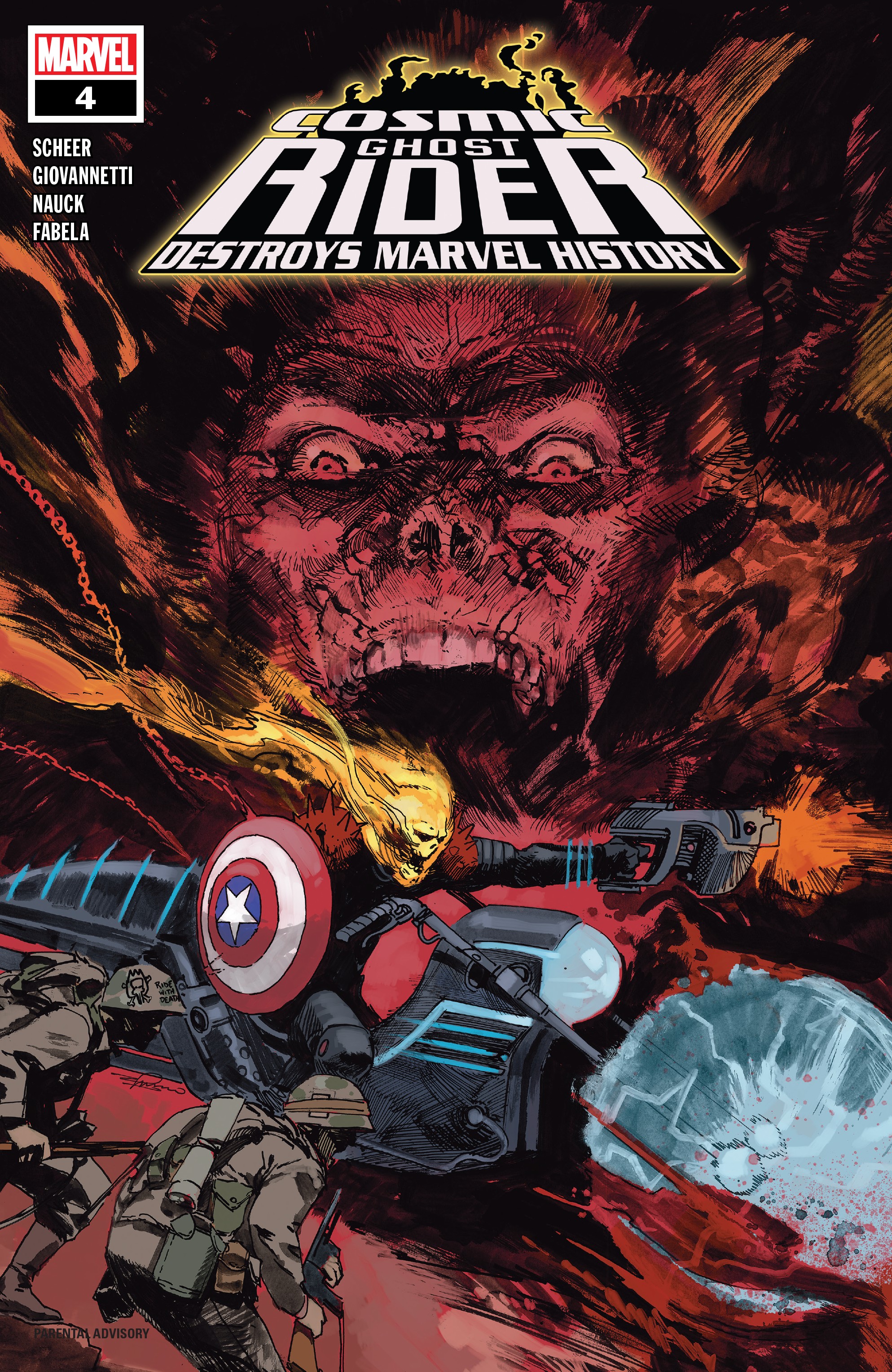 Read online Cosmic Ghost Rider Destroys Marvel History comic -  Issue #4 - 1