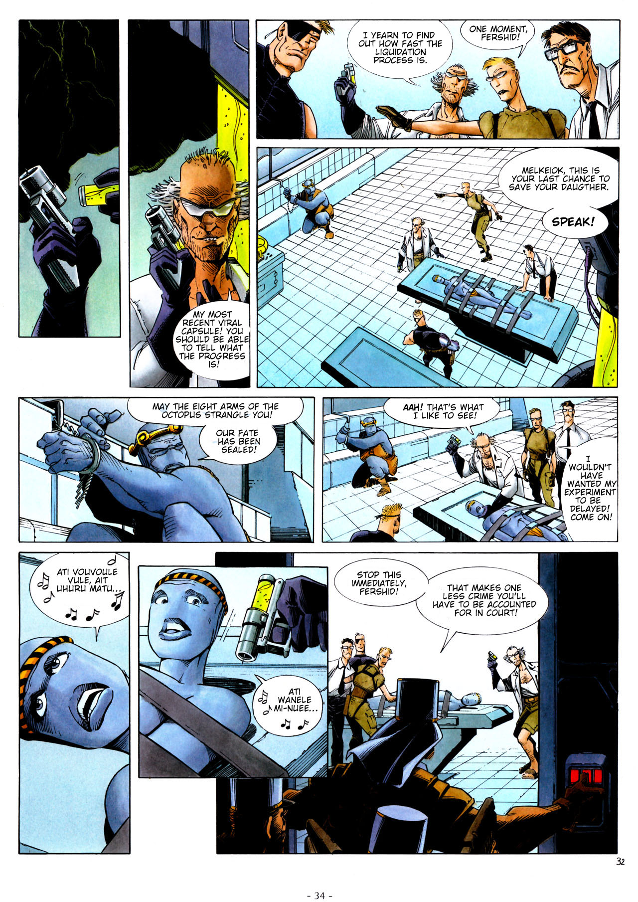 Read online Aquablue comic -  Issue #5 - 35