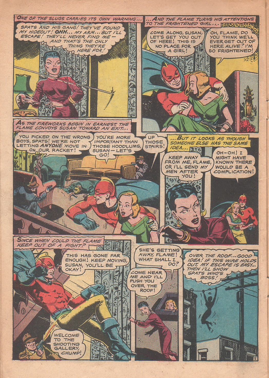 Read online The Flame comic -  Issue #1 - 8