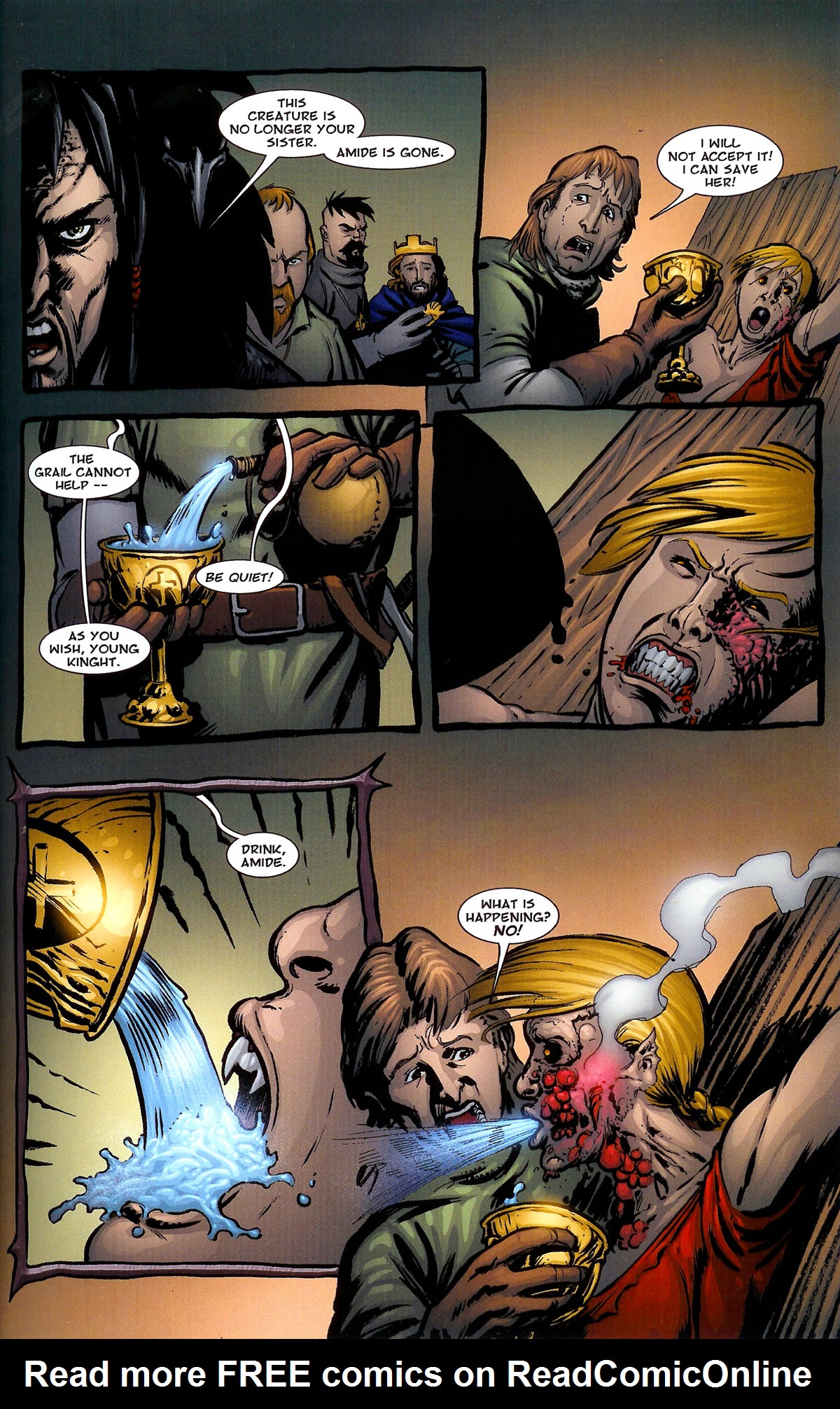 Read online Dracula vs King Arthur comic -  Issue #4 - 23